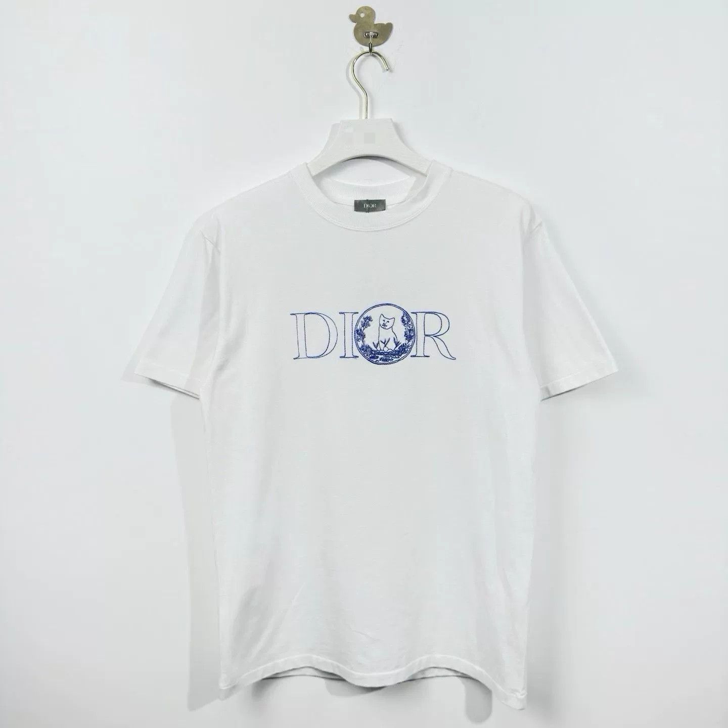 Dior Dior x Hylton Nel Cat Embroidery T-Shirt Size L Size US L / EU 52-54 / 3 - 1 Thumbnail