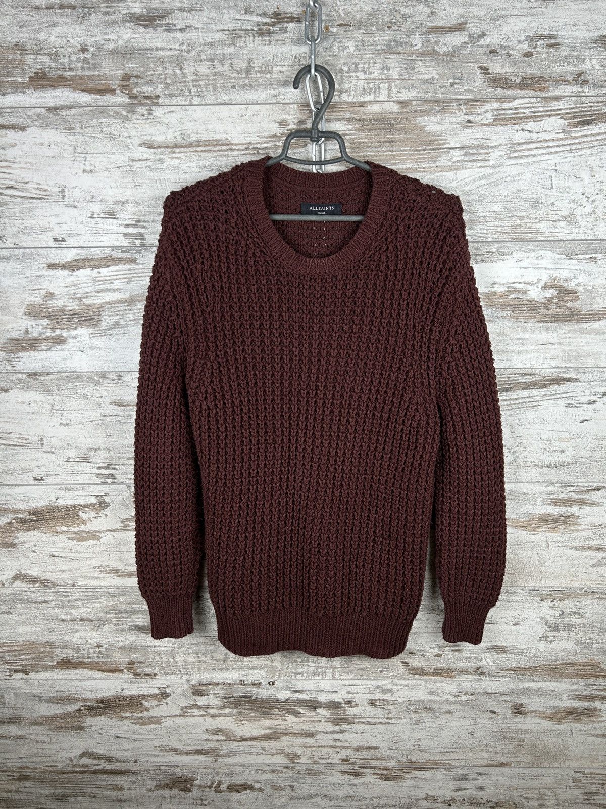 Allsaints × Japanese Brand Mens AllSaints Ren Crew Sweater luxury knitwear size S Size US S / EU 44-46 / 1 - 1 Thumbnail