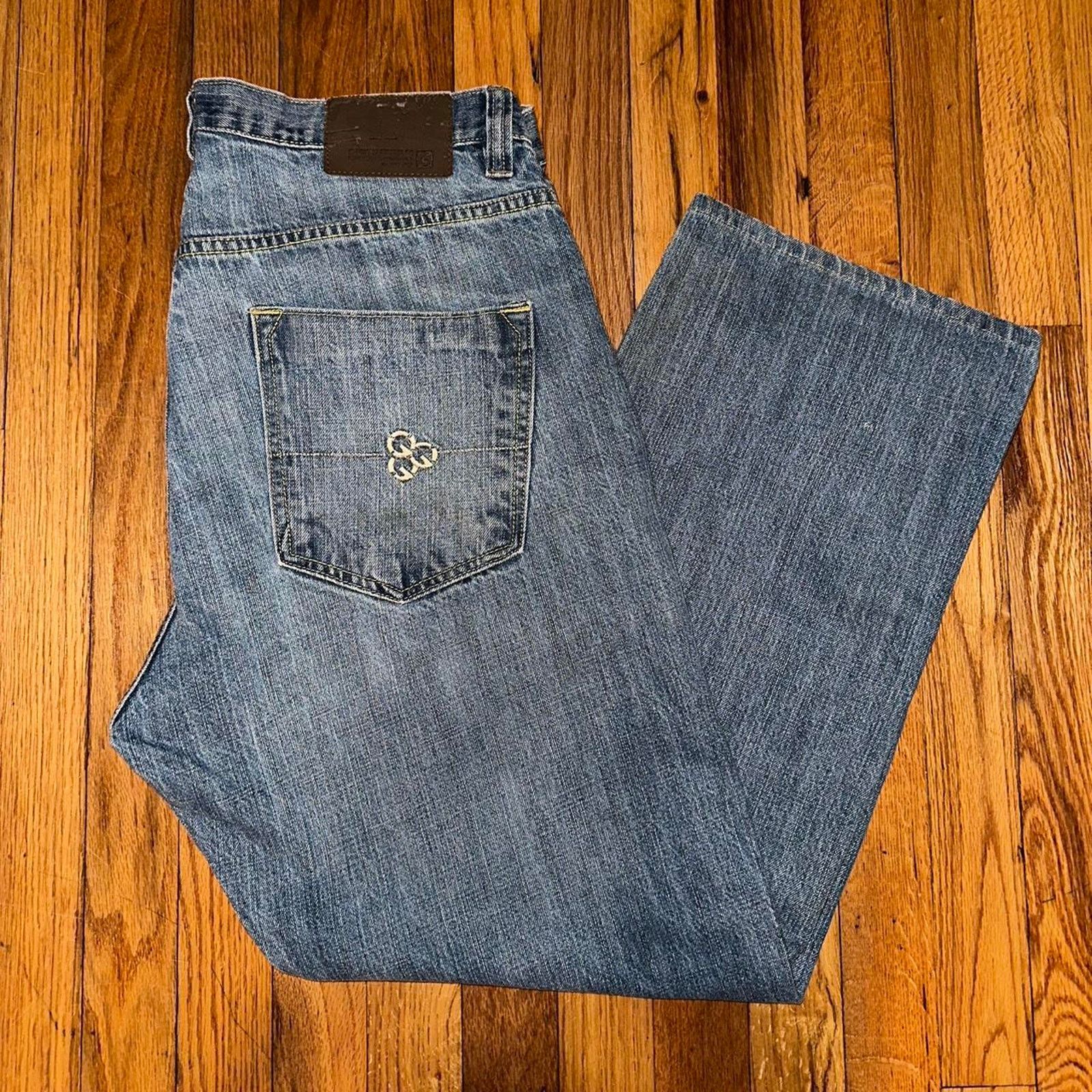 50 Cent × G-Unit Vintage G-Unit Jeans Sick Embroidery Y2K 50 Cent size 36x34 Size US 36 / EU 52 - 1 Thumbnail