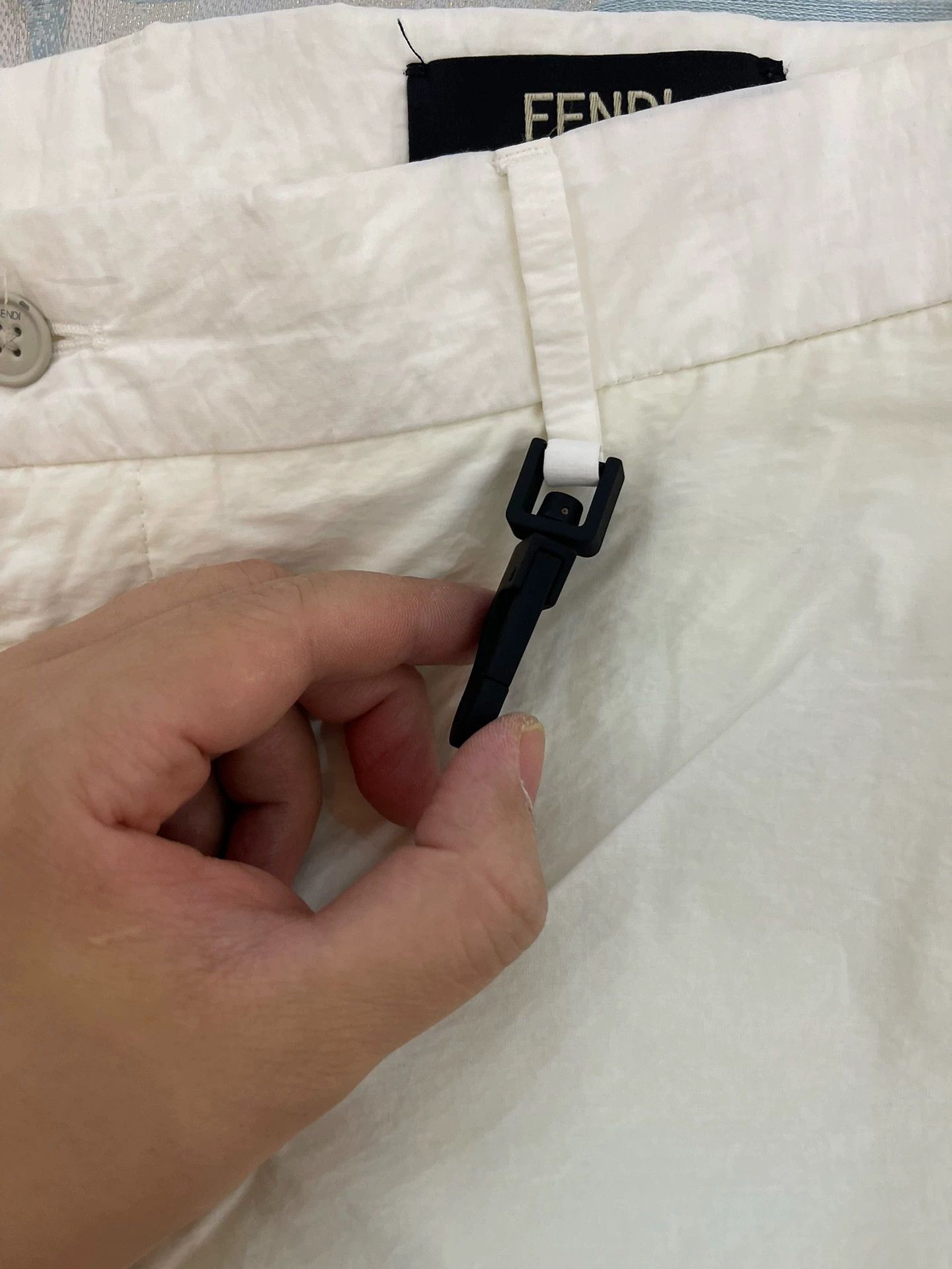 Fendi FENDI Size 50 Pants 2-Way Adjustable Cuffs Embroidered Logo Size US 34 / EU 50 - 4 Thumbnail