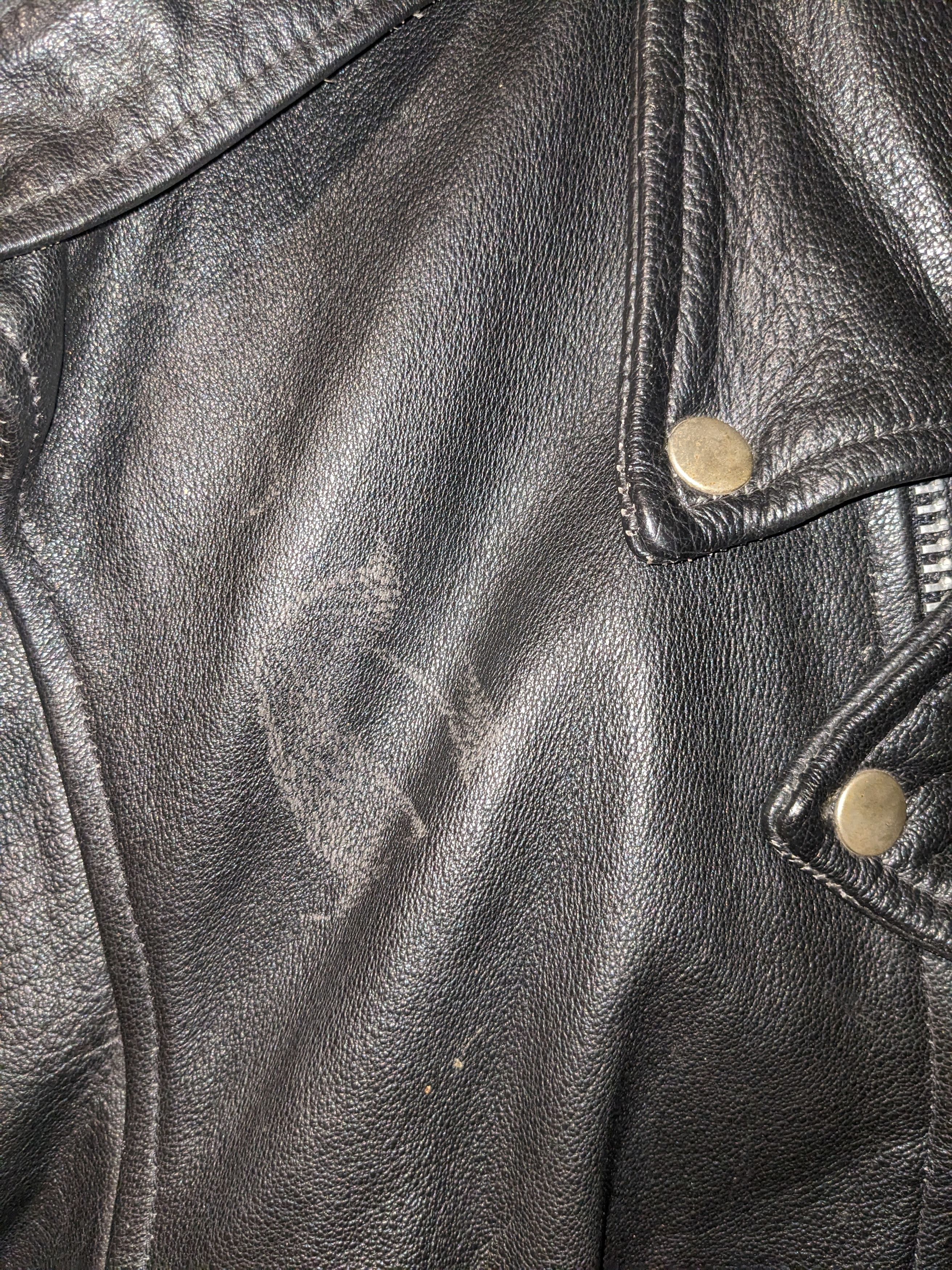 Vintage 90s Harley Davidson Motorcycle Tall Leather Jacket