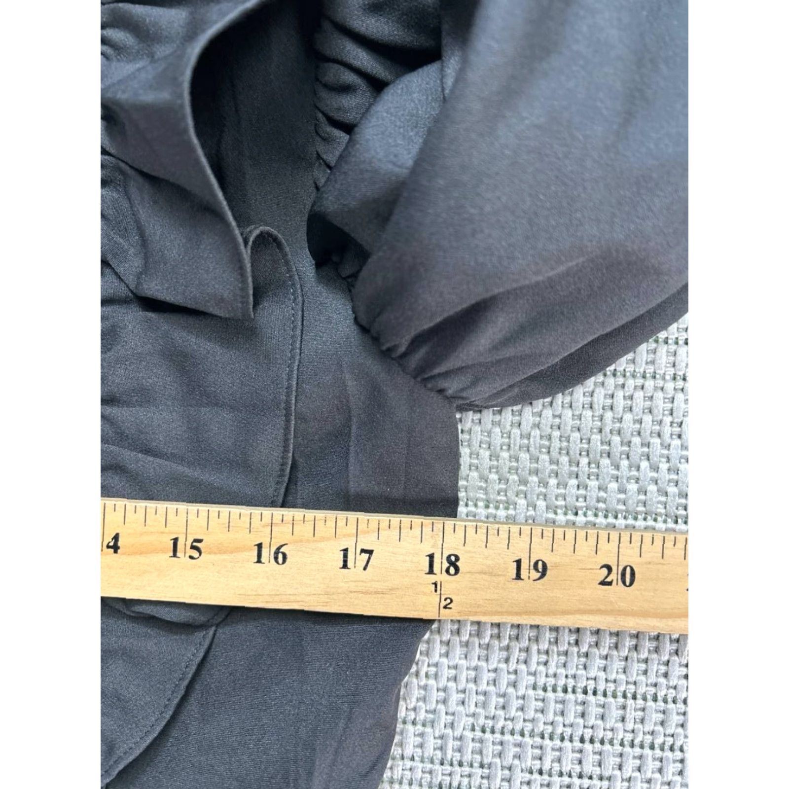 Vintage Pomander Place Dress Womens Medium Gray Blouson Size M / US 6-8 / IT 42-44 - 6 Thumbnail