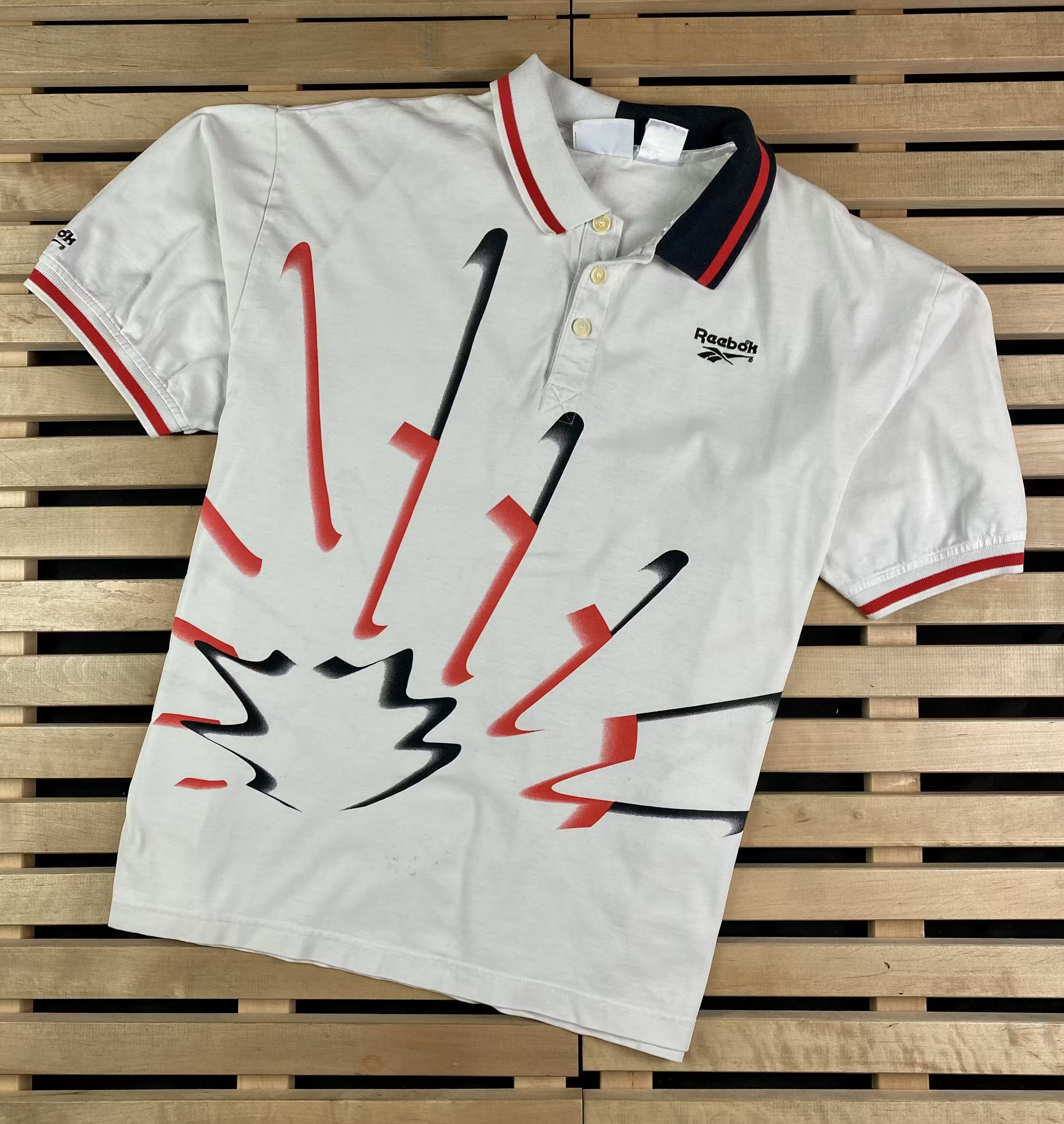 Reebok × Vintage Mens Reebok Vintage Polo Shirt Size L Size US L / EU 52-54 / 3 - 1 Thumbnail