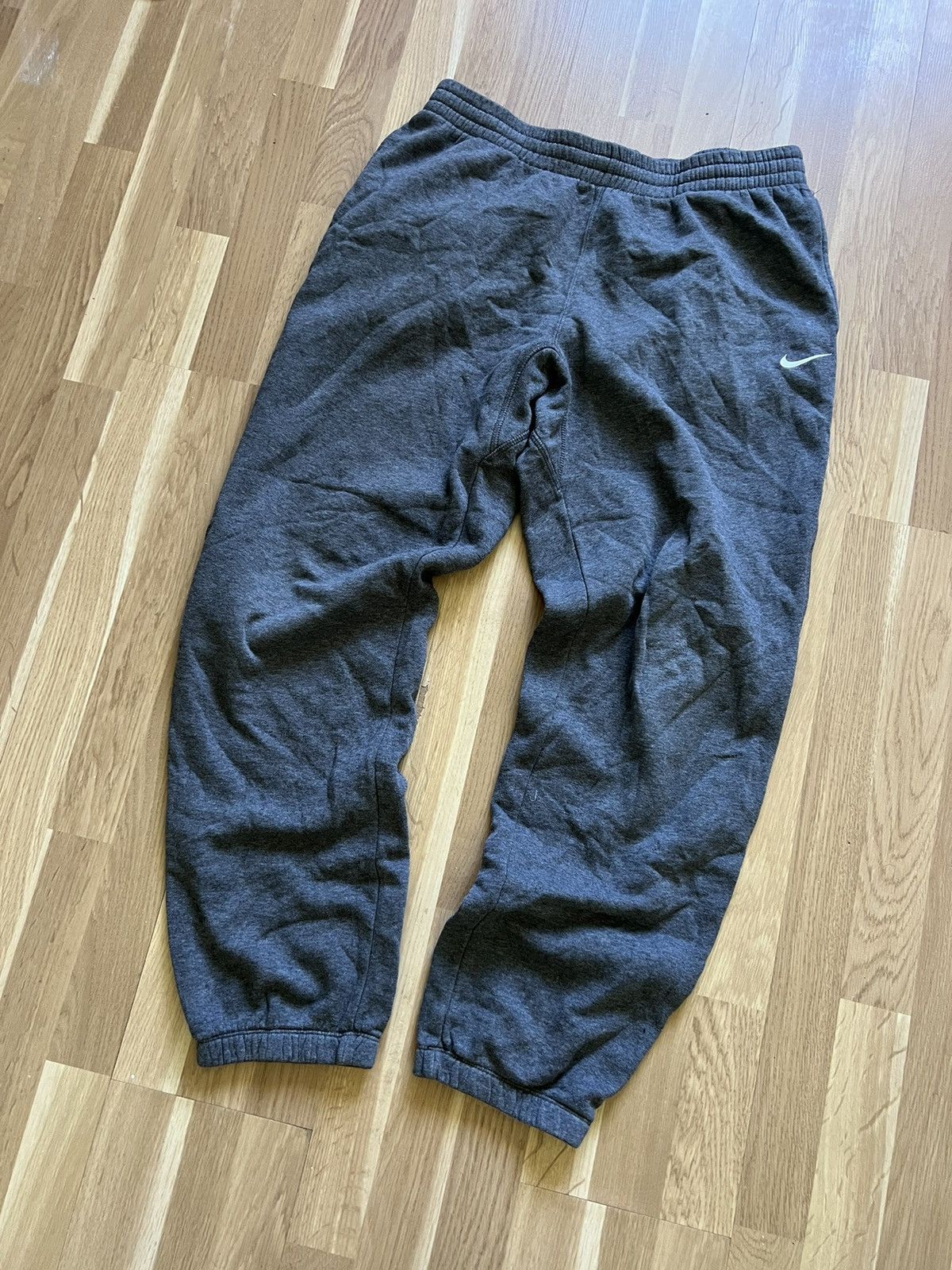 Nike Nike Vintage sweatpants 90s grey oversized drill hype Size US 33 - 2 Thumbnail