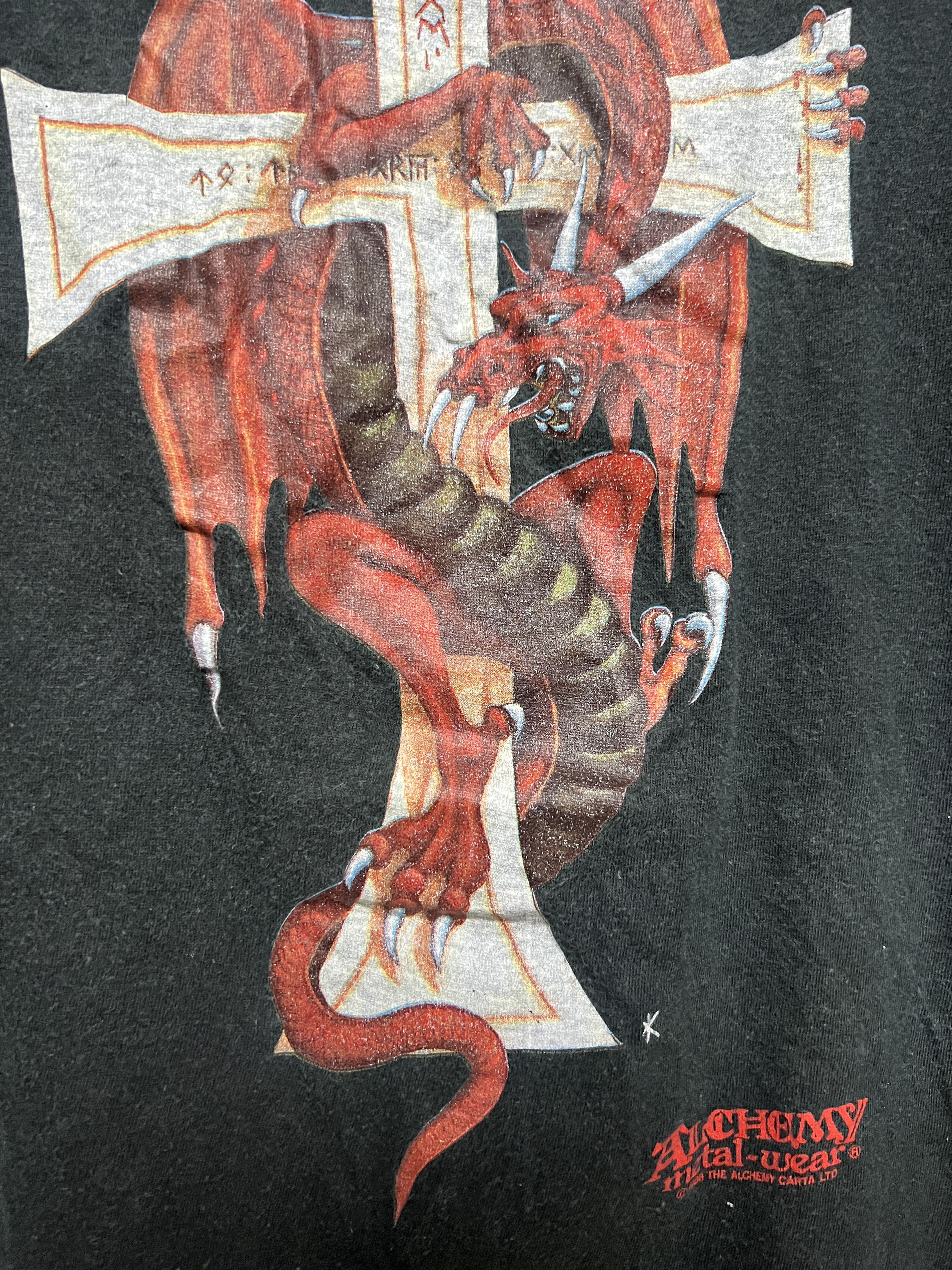 Vintage Alchemy Gothic 1998 Metal Wear Vintage Tee Size US M / EU 48-50 / 2 - 6 Thumbnail