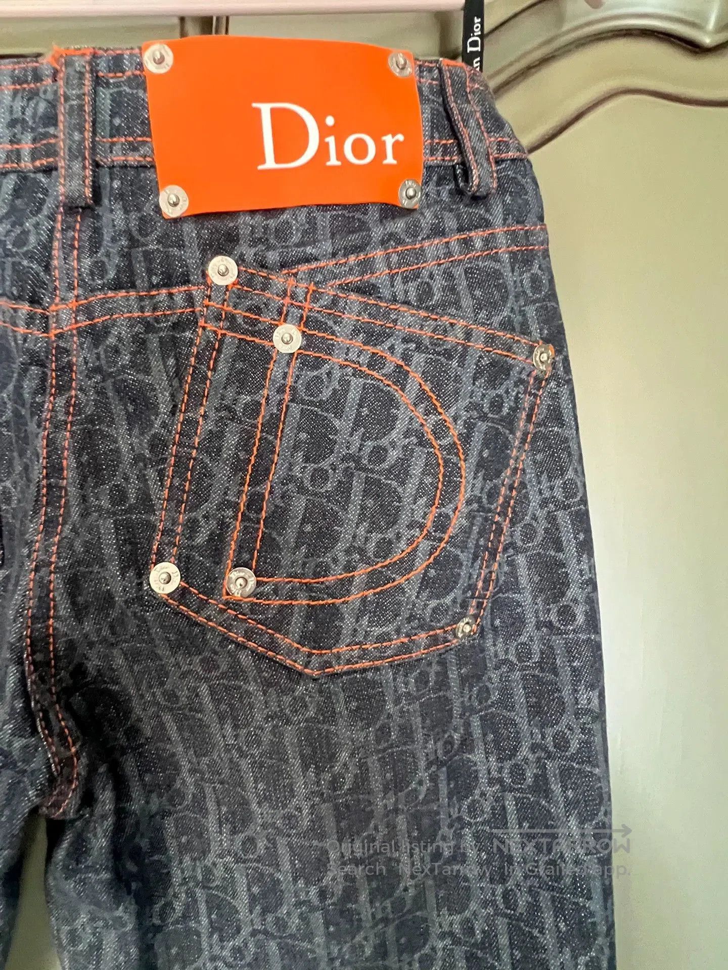 Dior dior flared denim jeans for women. Size US 26 / EU 42 - 5 Thumbnail