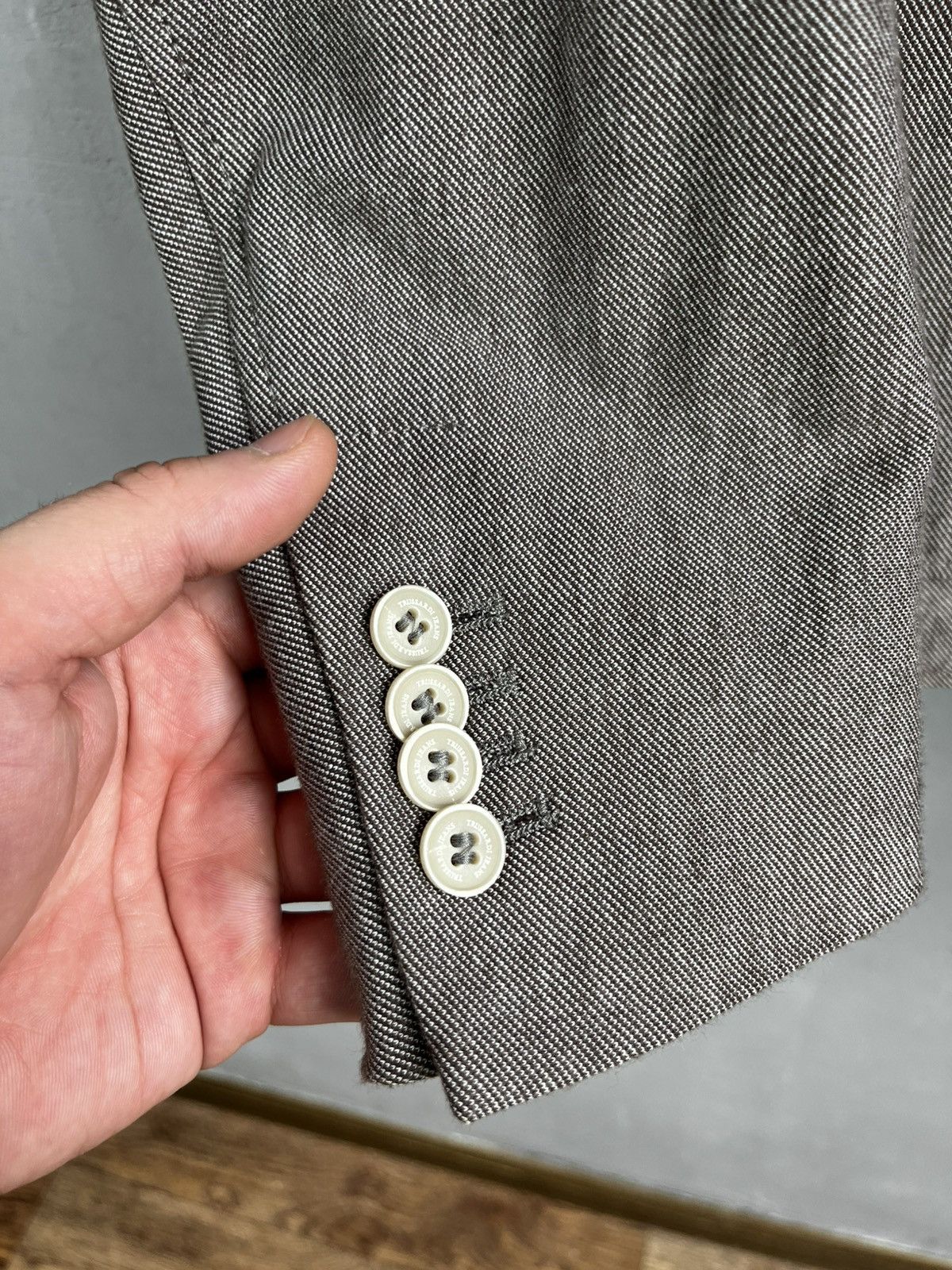 Trussardi Trussardi blazer jacket size 50 Size 50R - 5 Thumbnail