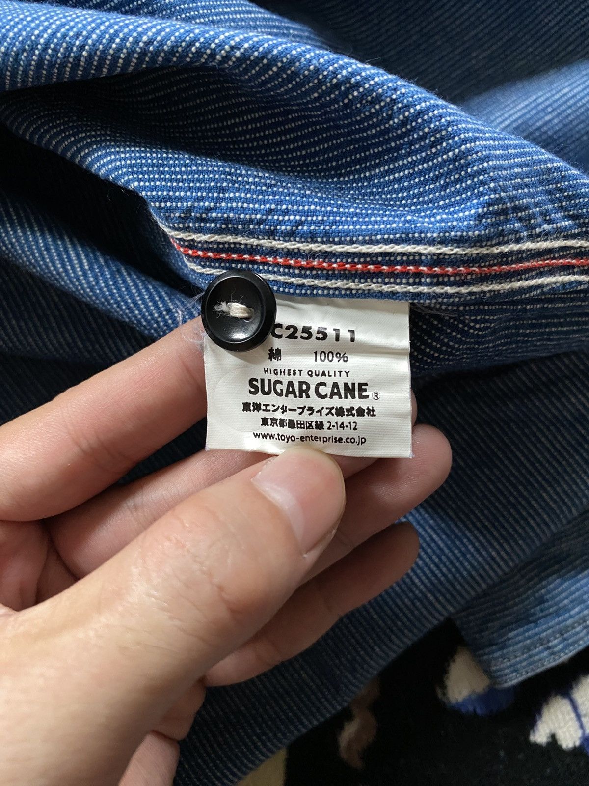Sugar Cane Sugar Cane Hickory Indigo Denim Work Shirt Size US M / EU 48-50 / 2 - 7 Thumbnail