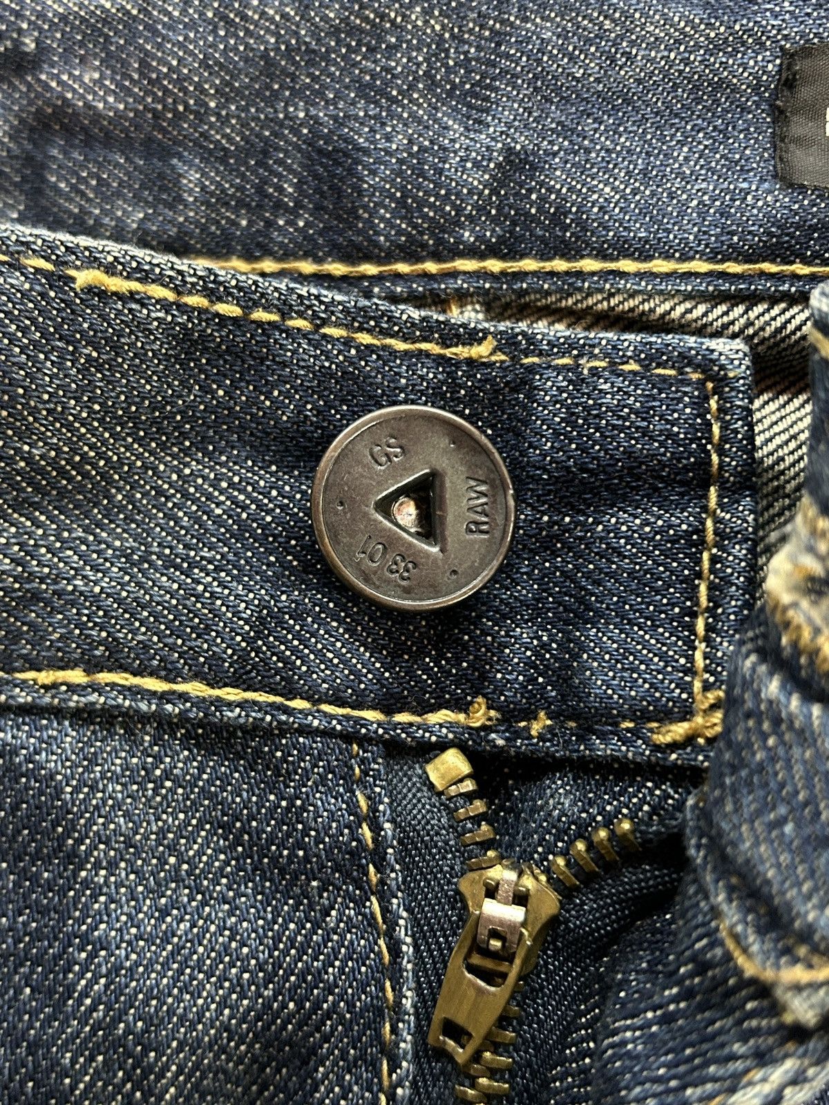 G-Star × Vintage Vintage Gstar Raw Crazy Fade Rusty y2k Jeans Size US 27 - 14 Thumbnail