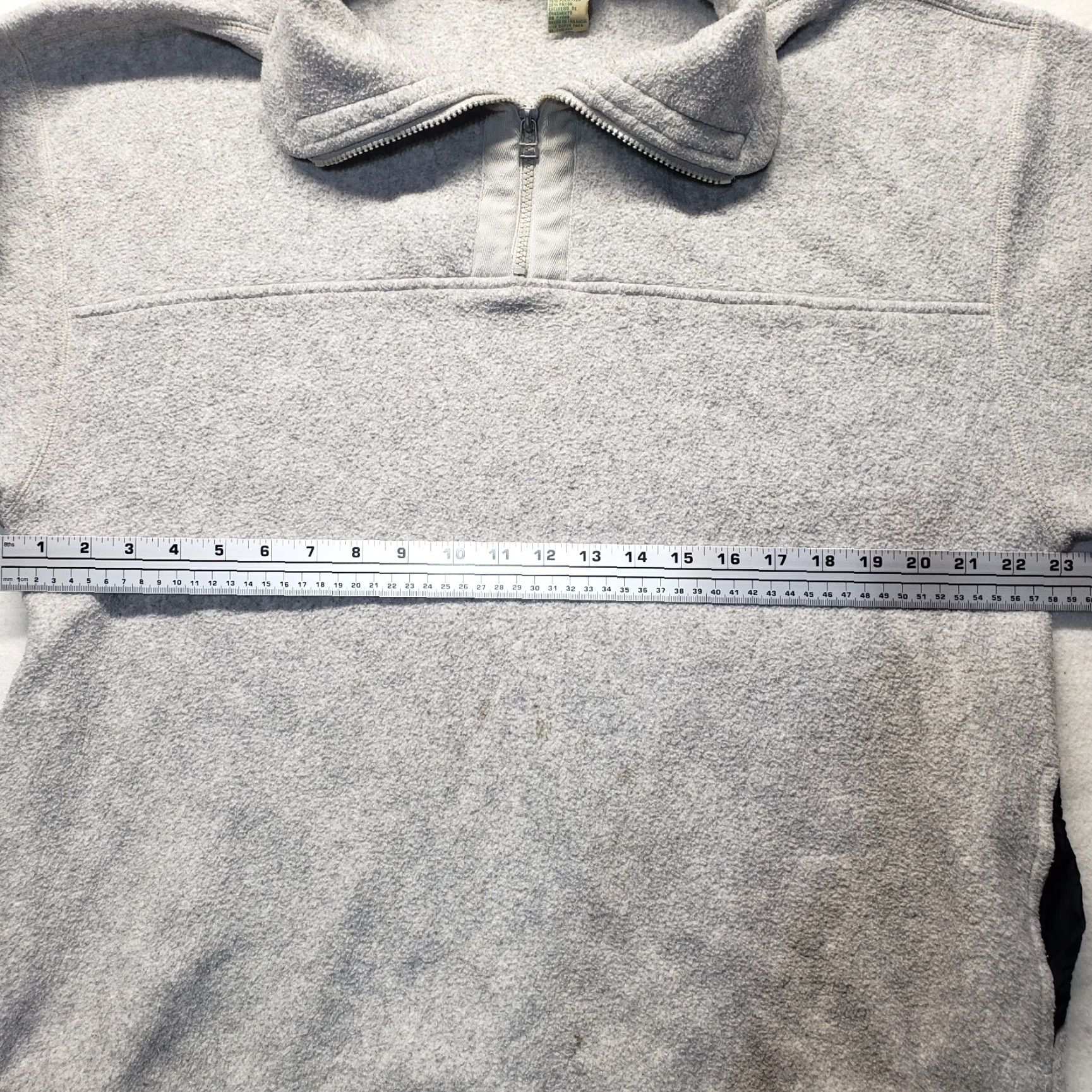 Vintage Northwest Territory Sweater Shirt L Adult Gray 1/4 Zip Stretchy 25% Rayon Womens Size L / US 10 / IT 46 - 3 Thumbnail