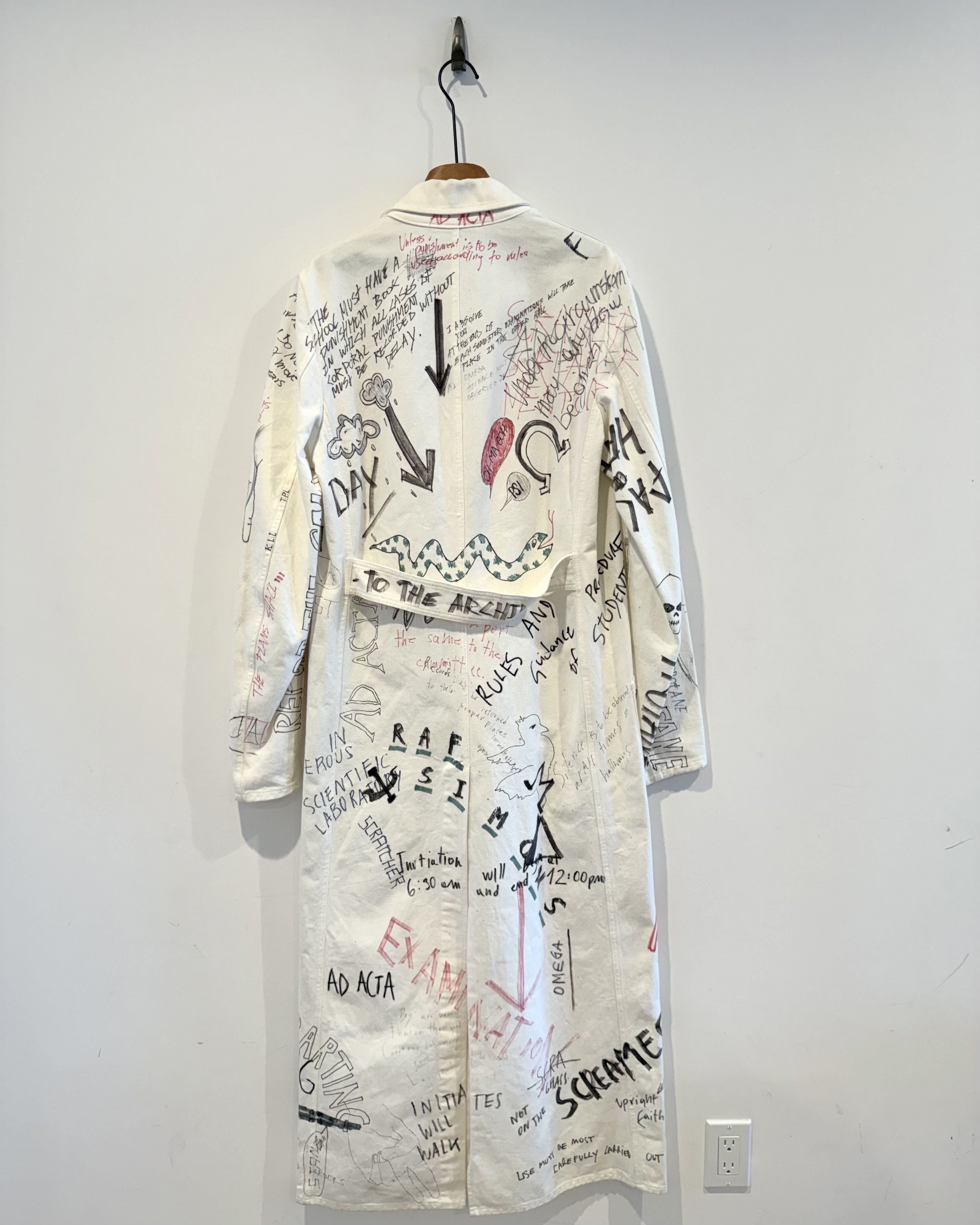 Raf Simons Raf simons Aw2015 Print Lab Coat Blazer Size US S / EU 44-46 / 1 - 3 Thumbnail