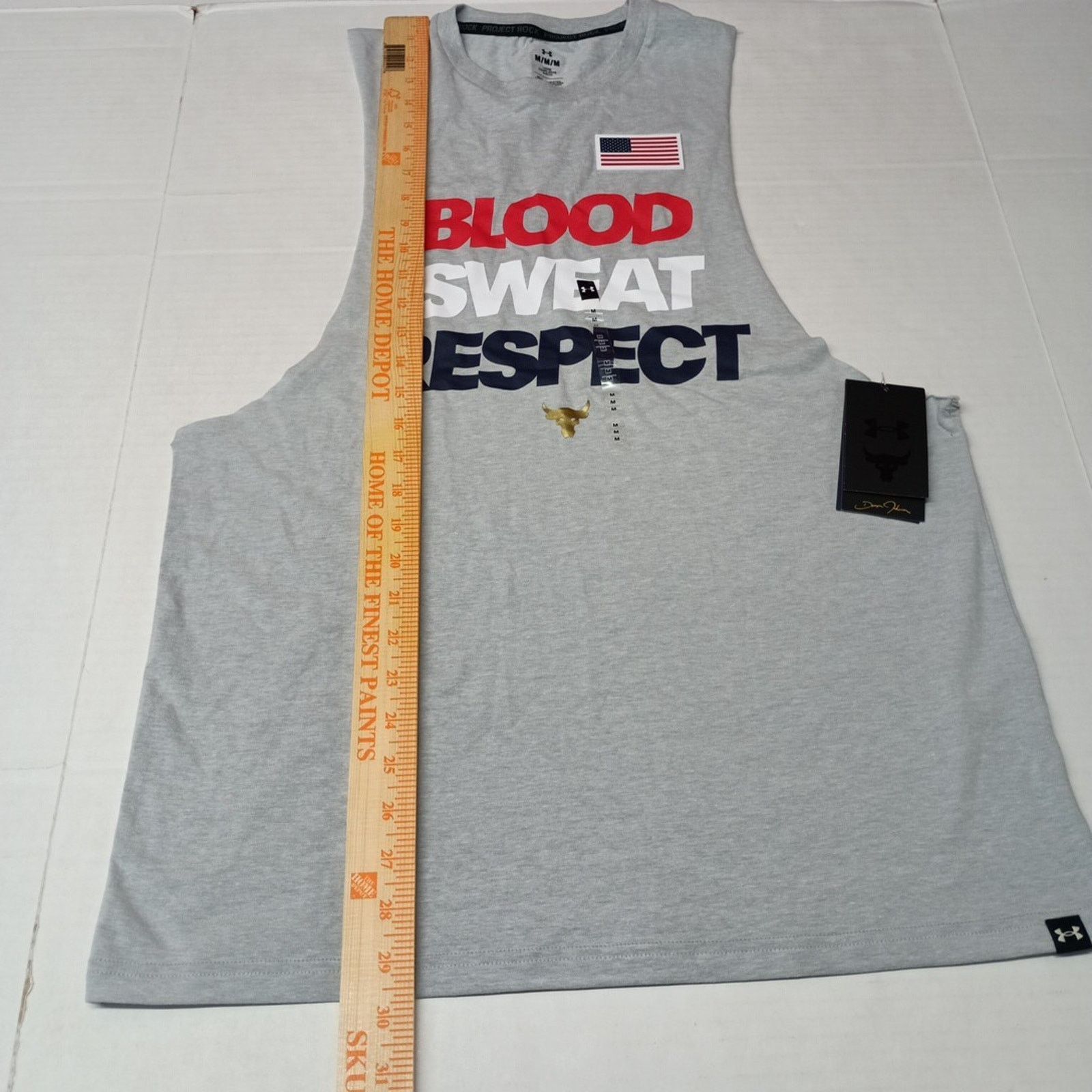 Under Armour Men’s Size M Under Armour Project Rock RWB Graphic Tank Top Size US M / EU 48-50 / 2 - 5 Thumbnail