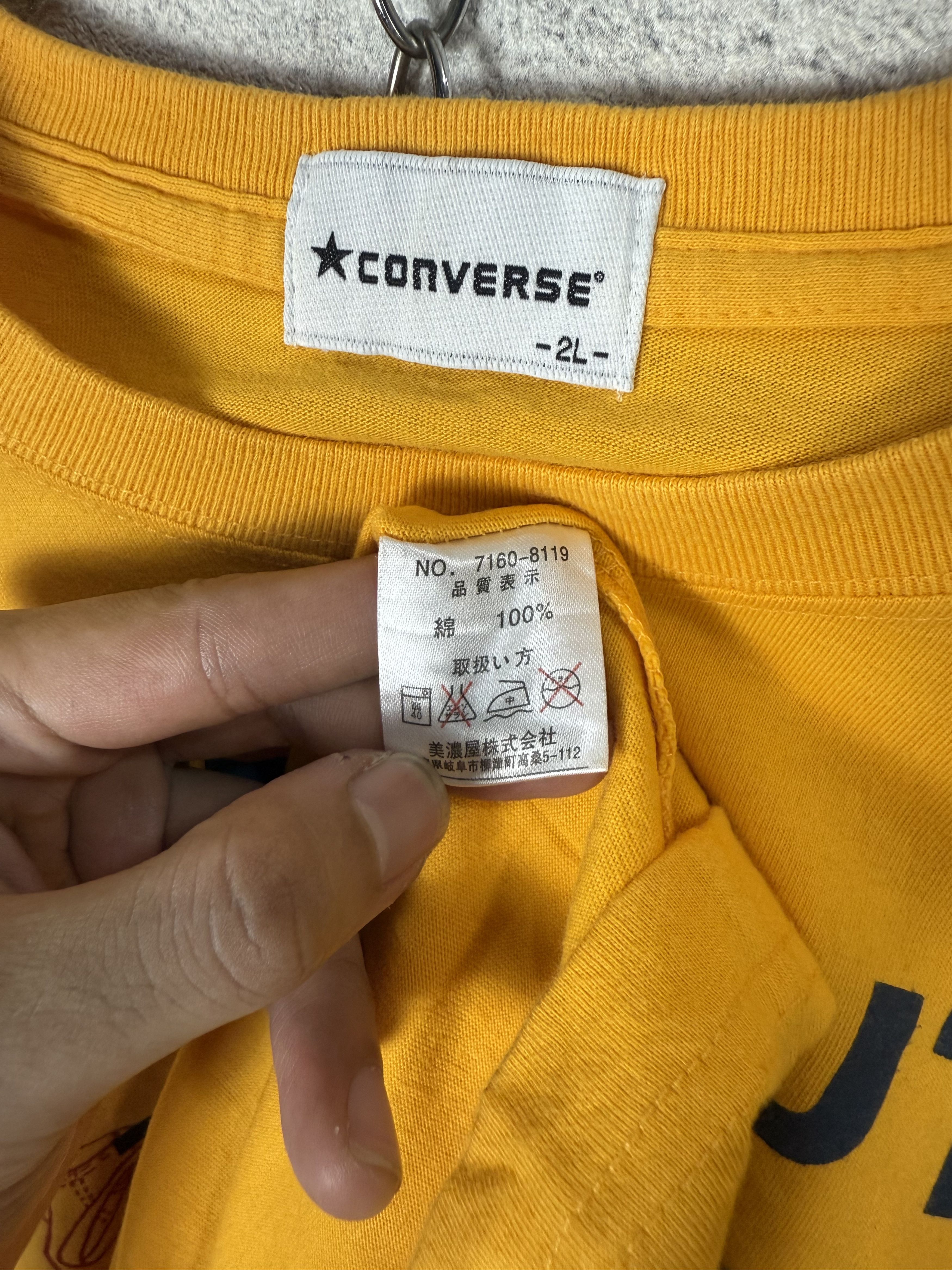 Converse Vintage Converse Chuck Taylor Tshirt Size US L / EU 52-54 / 3 - 3 Thumbnail