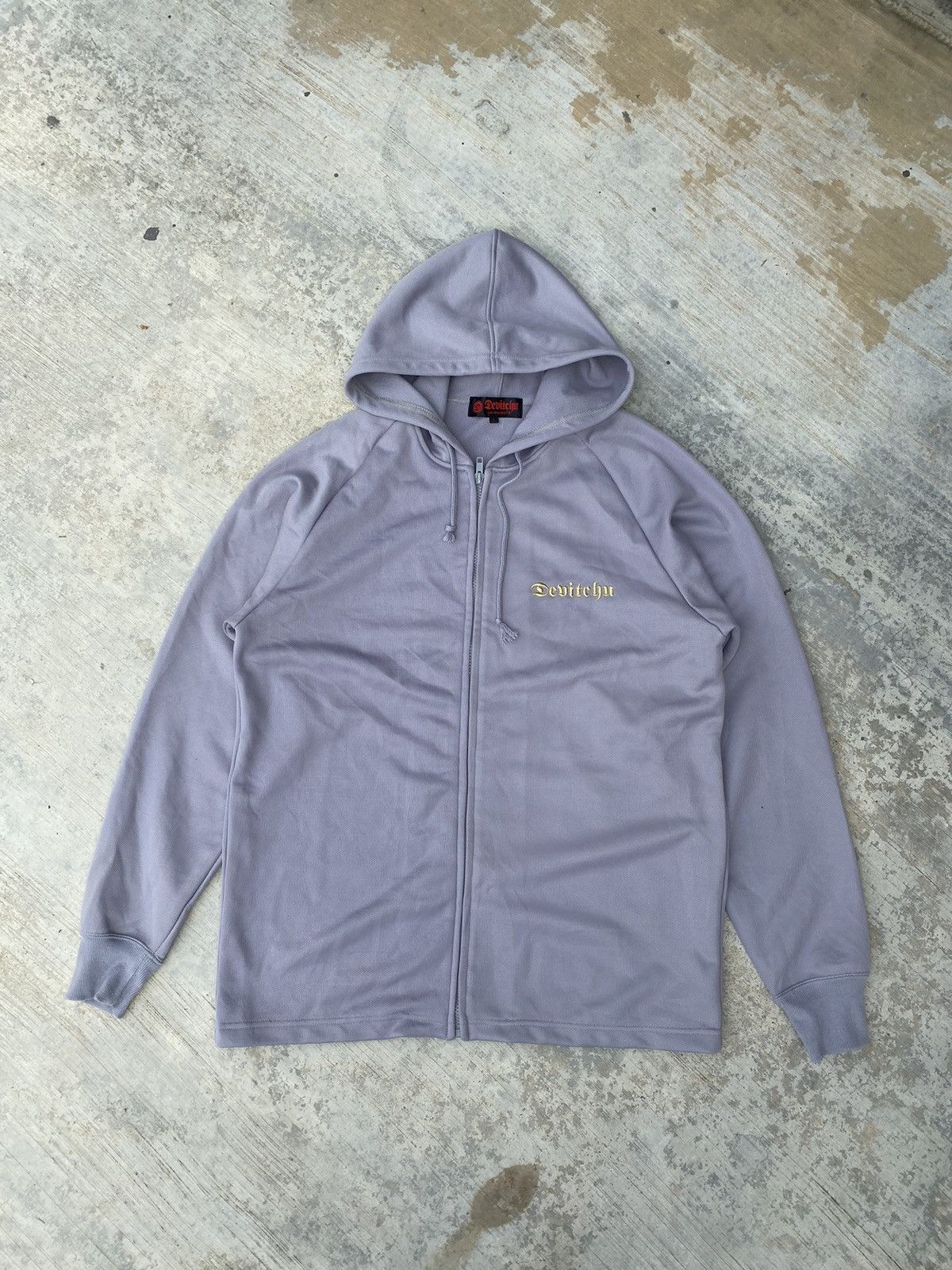 Japanese Brand Vintage Devitchu Spellout Hoodies Jacket Size L / US 10 / IT 46 - 2 Thumbnail