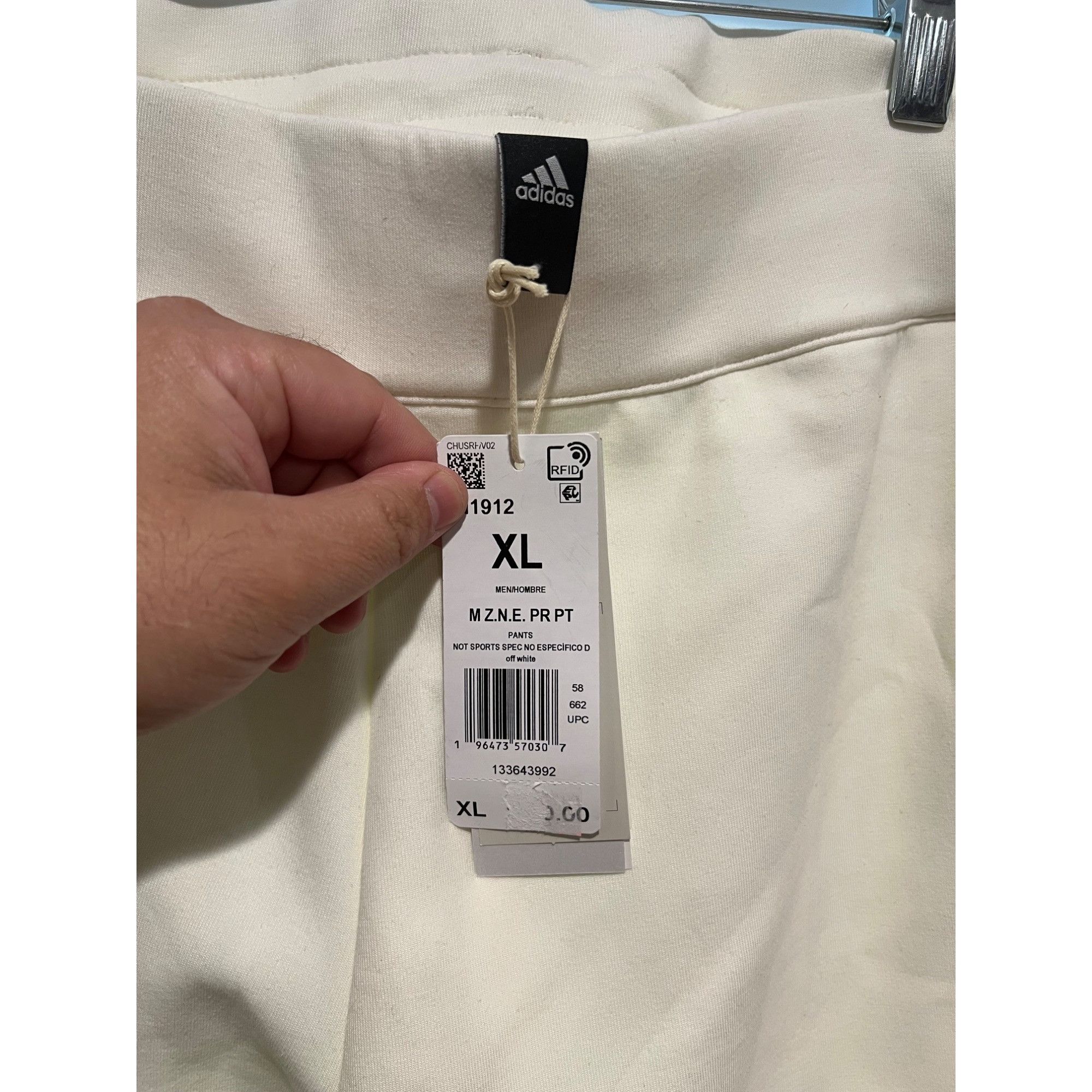 Adidas Adidas Off White Z.N.E. Tracksuit Mens Sweatpants - Size XL Size US 40 / EU 56 - 4 Thumbnail