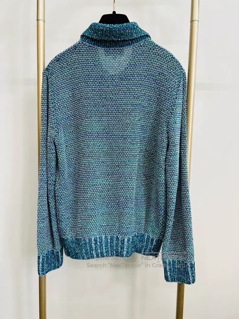 Chanel Chanel 23P knitted four-pocket sequin glitter jacket Size XS / US 0-2 / IT 36-38 - 2 Thumbnail