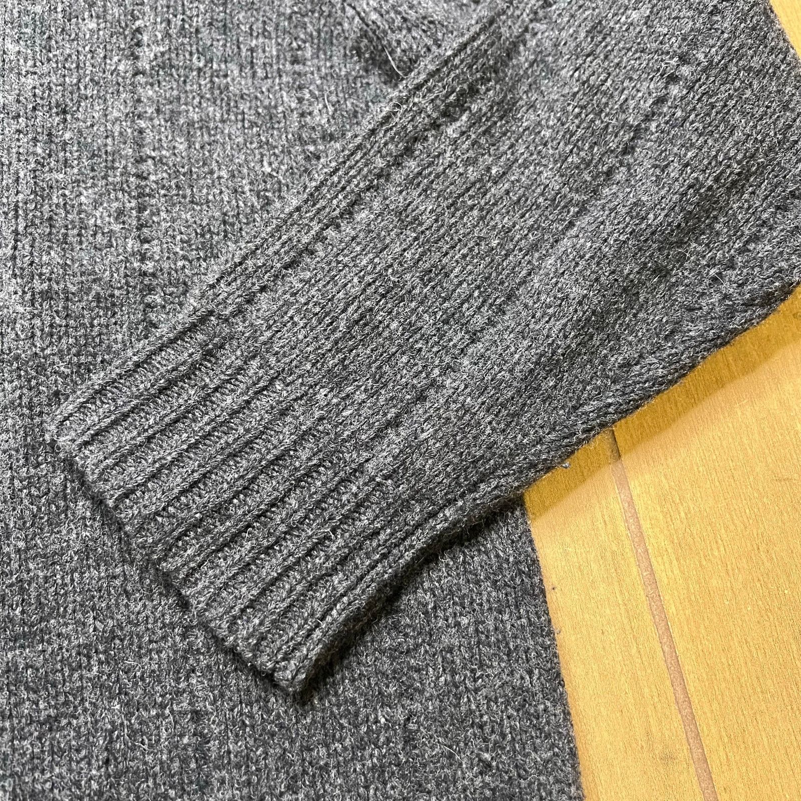 Vintage Heather Tweed Lambswool Sweater Full Zip Gray XL Mens Size US XL / EU 56 / 4 - 4 Thumbnail