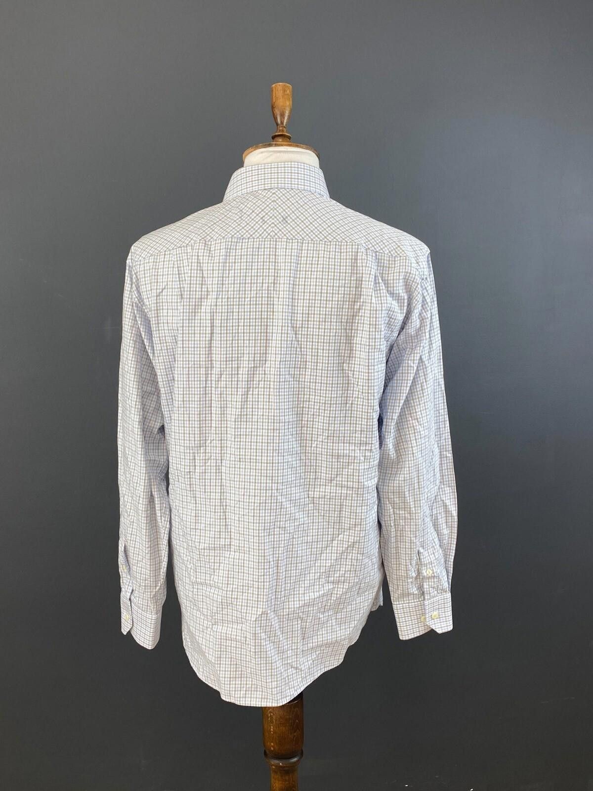 Eton ETON Classic Fit Blue Check Shirt Size 41 / 16 Size US M / EU 48-50 / 2 - 7 Thumbnail