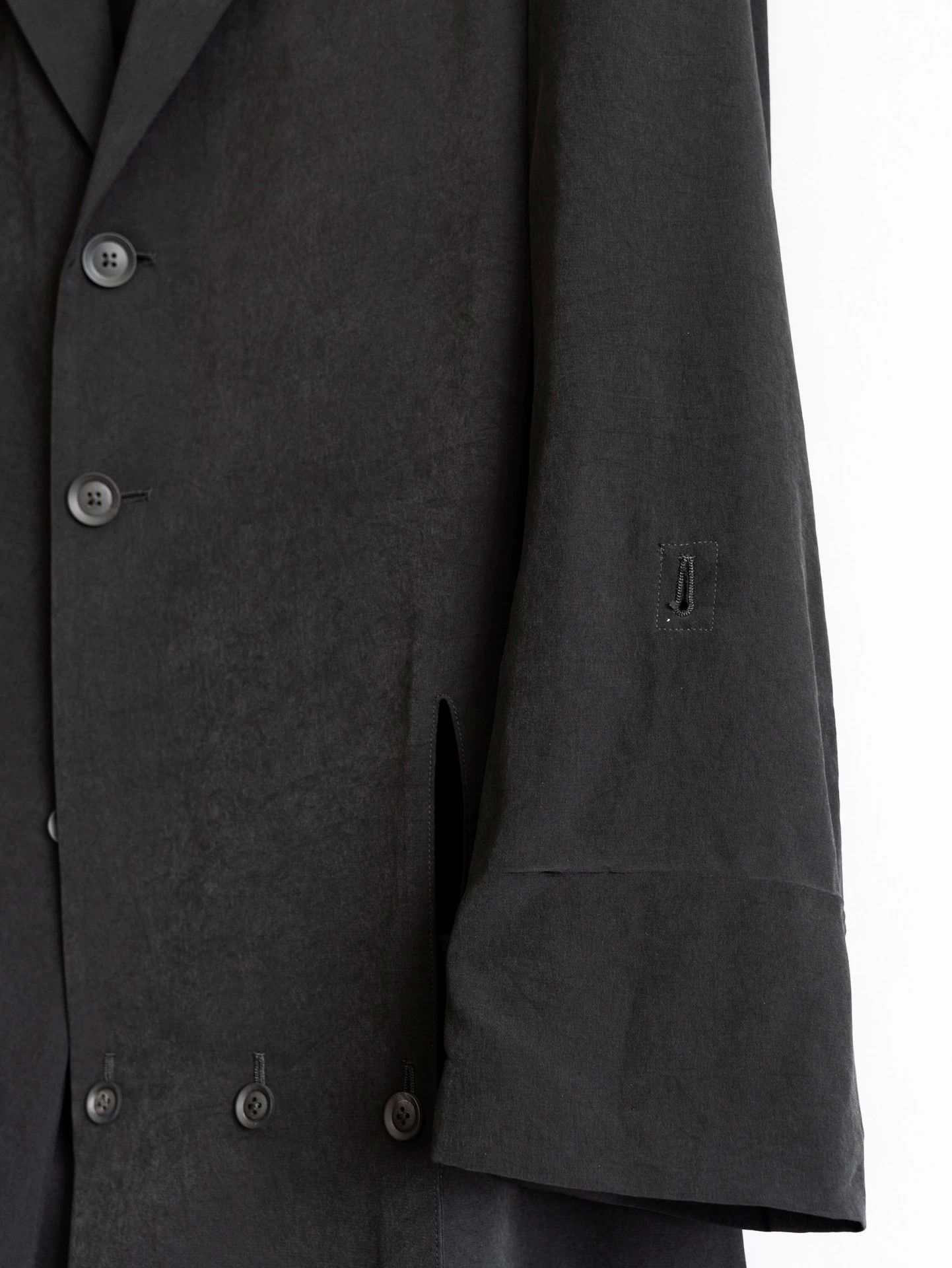 Yohji Yamamoto Yohji Yamamoto 25SS Deconstructed Asym Triacetate Jacket Size US L / EU 52-54 / 3 - 5 Thumbnail