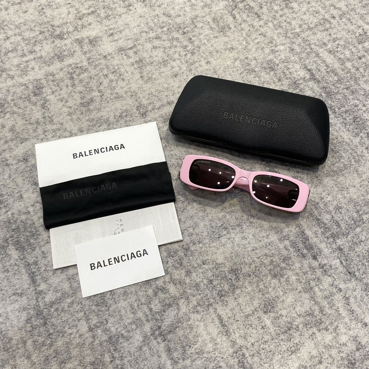 Balenciaga BALENCIAGA Dynasty Sunglasses PINK Size ONE SIZE - 11 Thumbnail