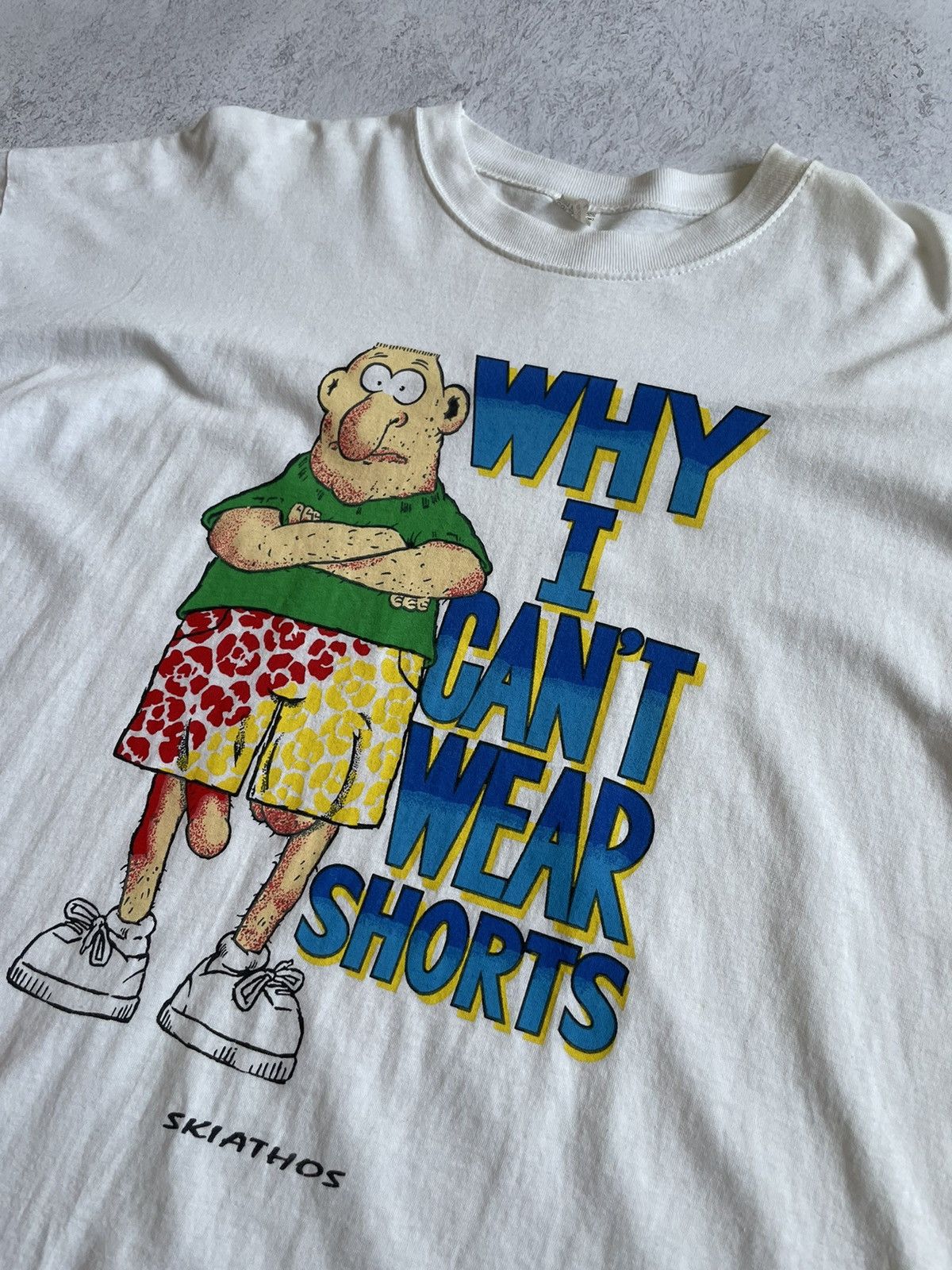Vintage Vintage Why I can’t wear shorts T-Shirt Humor L Size US L / EU 52-54 / 3 - 2 Thumbnail