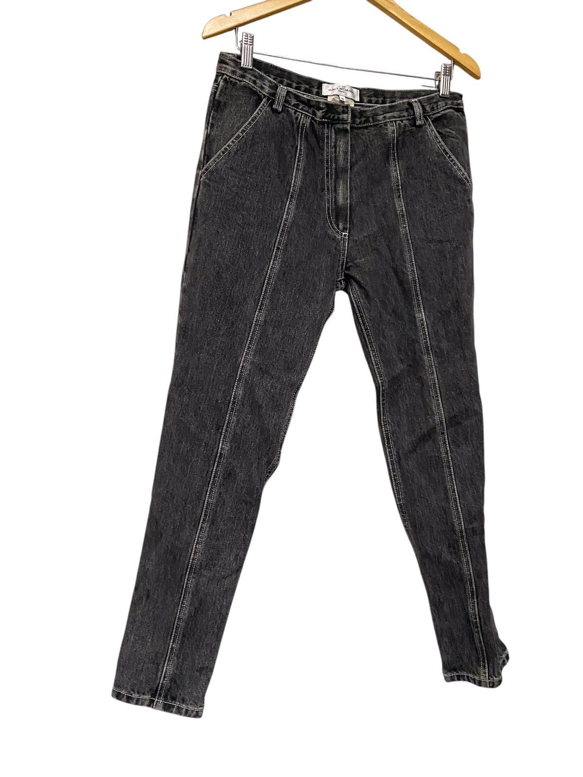 Balenciaga Balenciaga Le Dix Paris bondage jeans (s3) Size 27" / US 4 / IT 40 - 2 Thumbnail