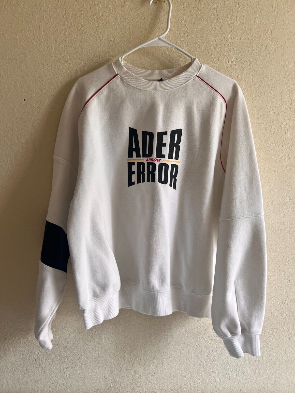 Ader Error ADER error Arrow Form Logo Sweatshirt White S Size US S / EU 44-46 / 1 - 1 Thumbnail