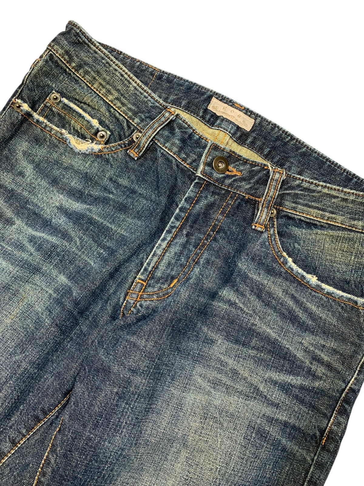 GOA GOA vintage japanese flared faded jeans Size US 31 - 5 Thumbnail