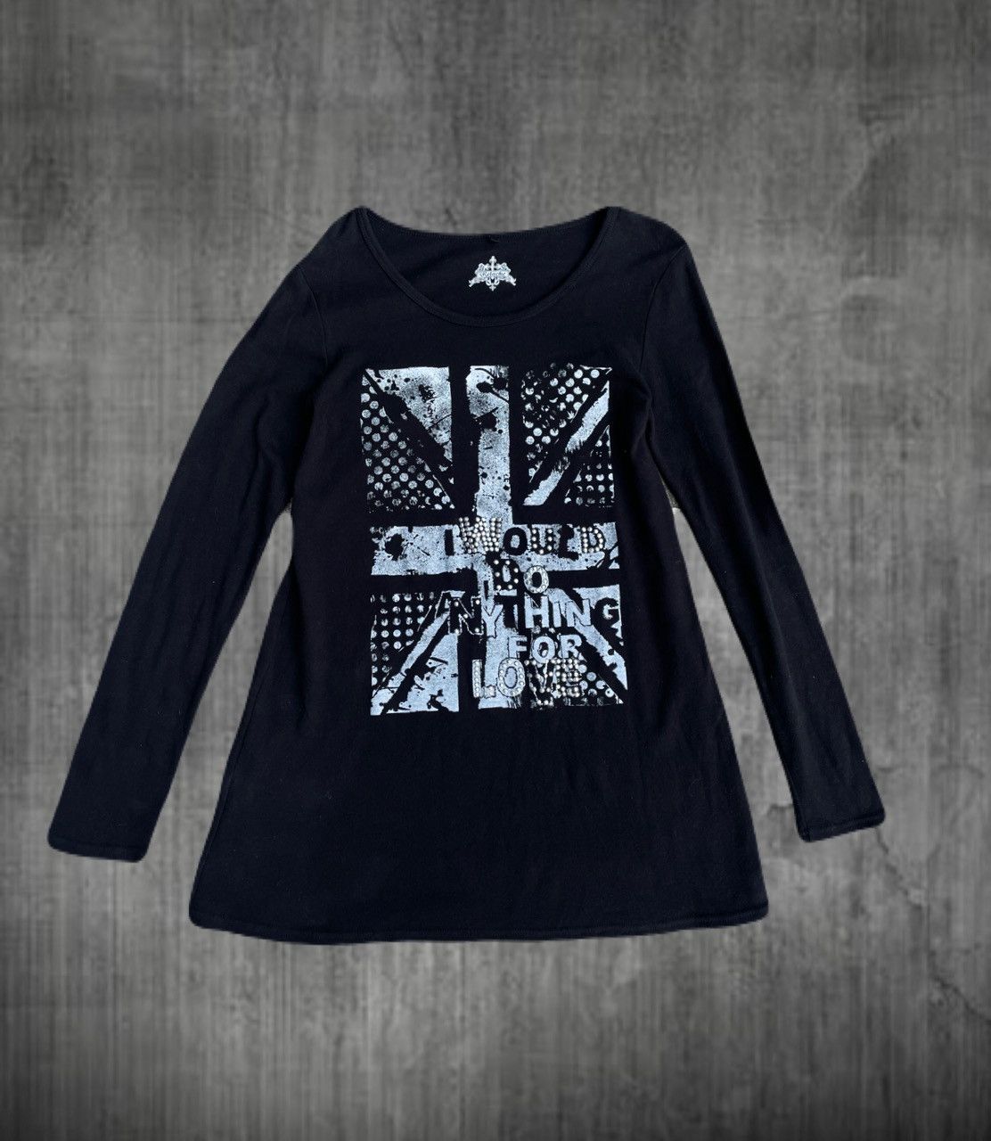 If Six Was Nine 2000s Japanese archive Vkei Poem Long Sleeve Tee Y2K Gyaru Size L / US 10 / IT 46 - 1 Thumbnail
