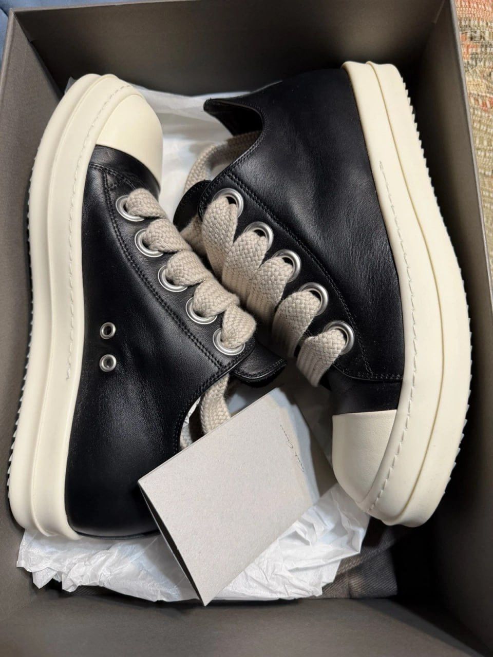Rick Owens Ramones Low Jumbo Lace