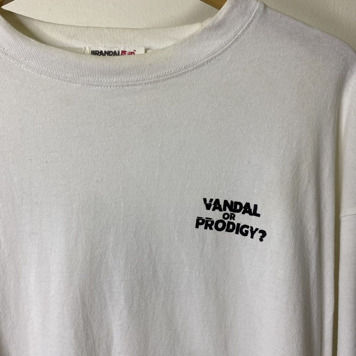 Japanese Brand Brandalised x Banksy Graffiti Art Flower Bomber LS T Shirt Size US L / EU 52-54 / 3 - 6 Thumbnail