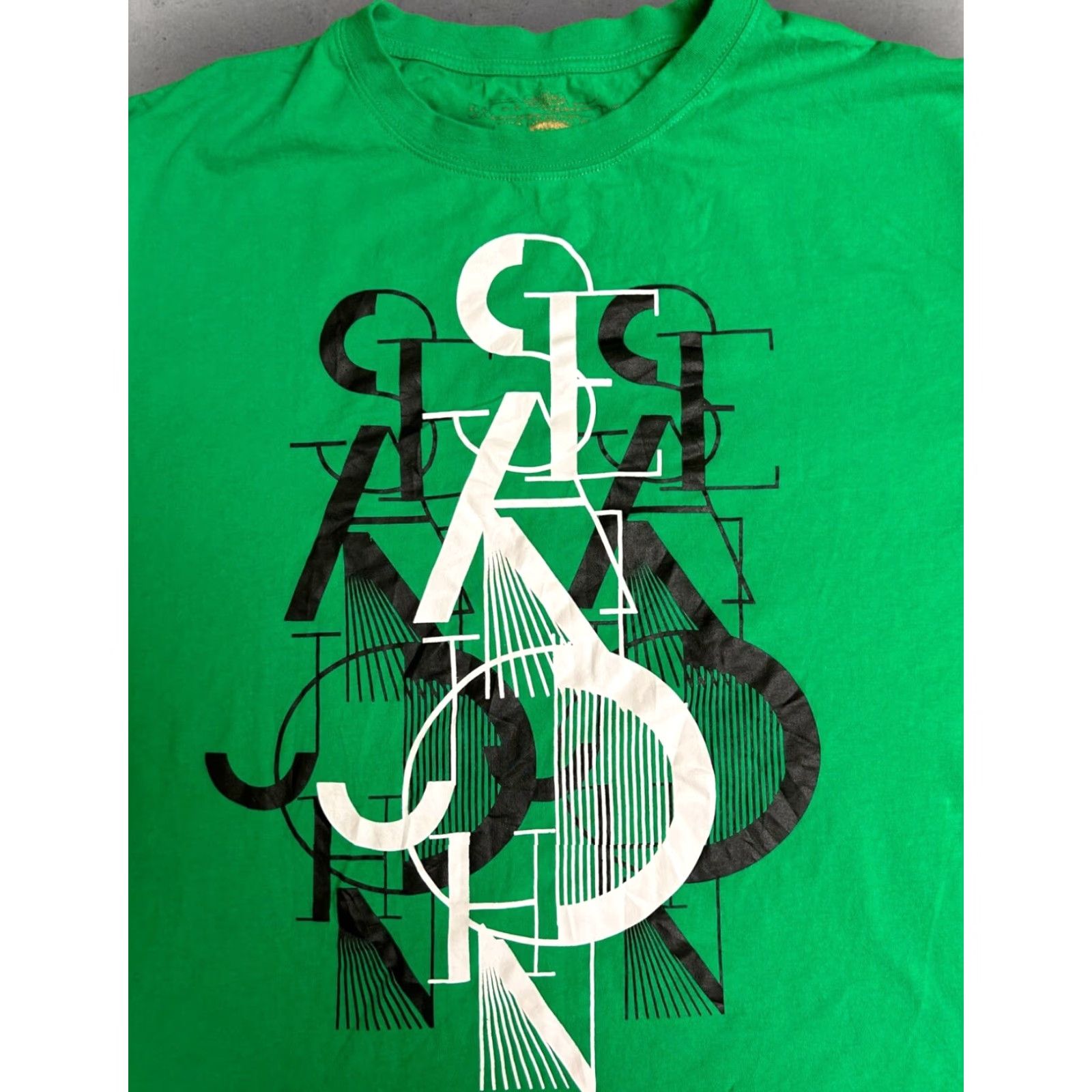 Sean John VINTAGE Sean John Men Green Cotton T Shirt Spell-out Logo Short Sleeve Crewneck 2XL Green Logo Dream Mens Shirt Size US XXL / EU 58 / 5 - 2 Thumbnail