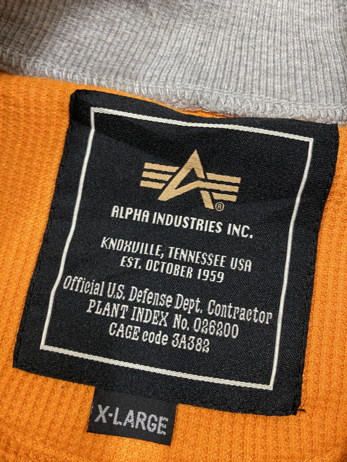 Alpha Industries Vtg Alpha Industries Sweater Bomber Style Size US XL / EU 56 / 4 - 7 Thumbnail