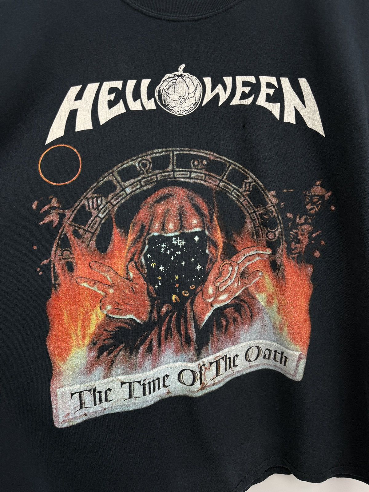 Gildan 🇩🇪 Vtg 00s Halloween The Time of the Oath Power Metal T-shirt Size US XXL / EU 58 / 5 - 4 Thumbnail