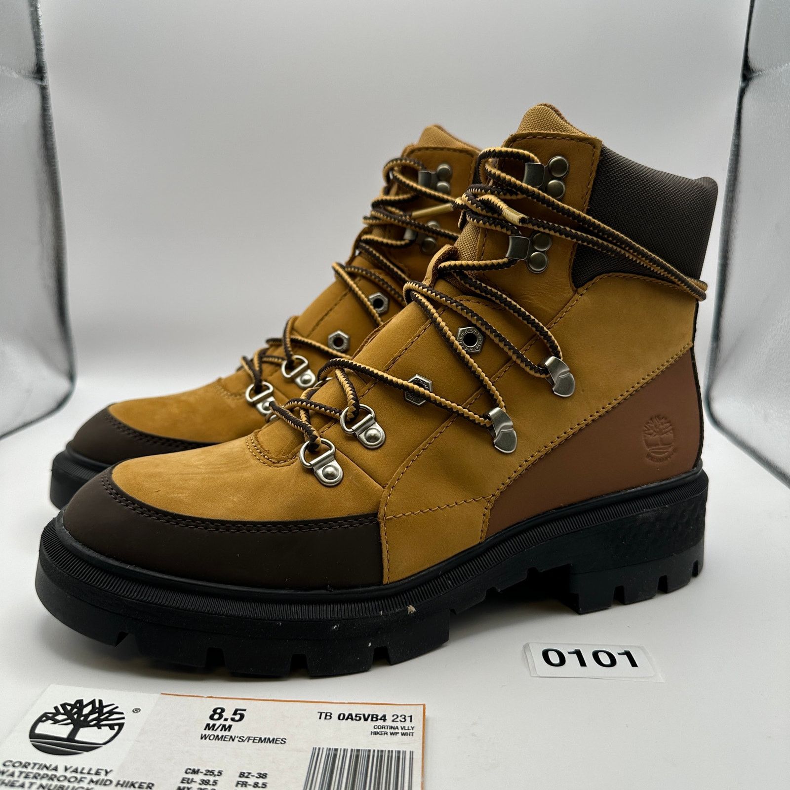 Timberland Timberland Womens 8.5 Cortina Valley Waterproof Wheat Size US 8.5 / IT 38.5 - 1 Thumbnail