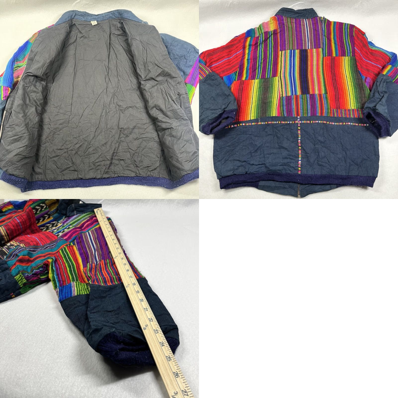 Vintage VINTAGE Bohemian Jacket Womens Y2K Aztec Jacket Size M / US 6-8 / IT 42-44 - 8 Thumbnail