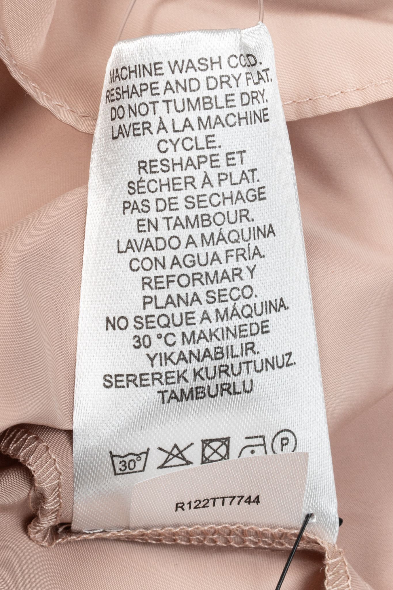Tibi Tibi Toffee Italian Sporty Nylon Cocoon-Back Buttoned Shirt Size XS / US 0-2 / IT 36-38 - 9 Thumbnail