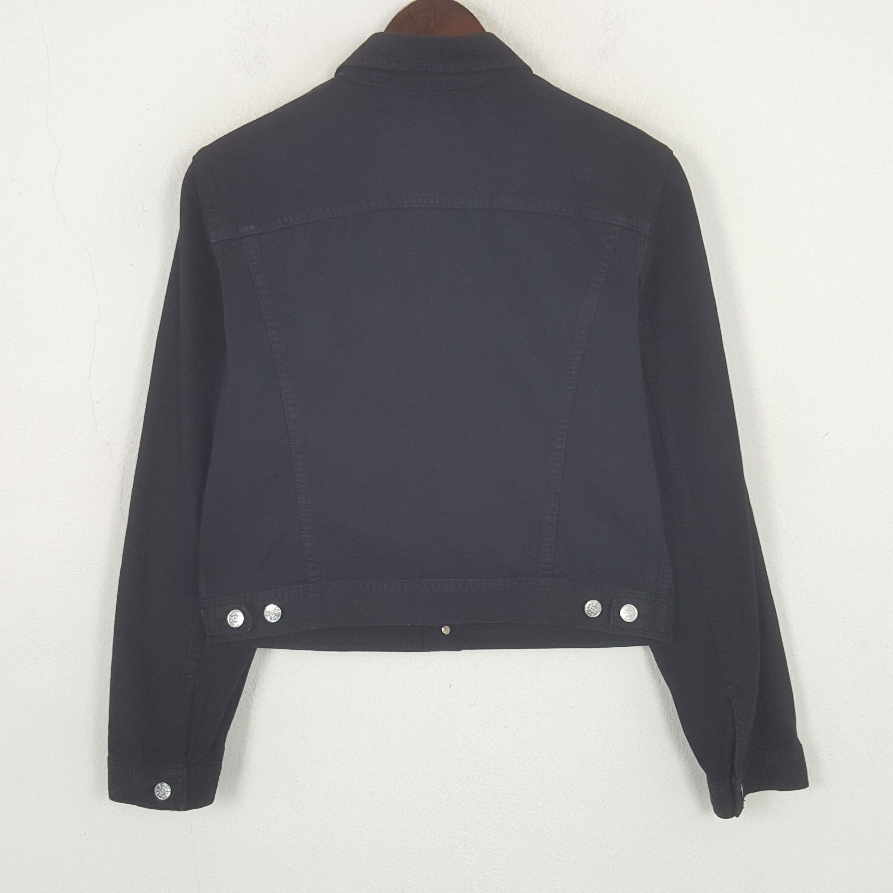 agnes b. Vintage Agnes b Paris Jeans Button Bikers Jacket Size US S / EU 44-46 / 1 - 3 Thumbnail