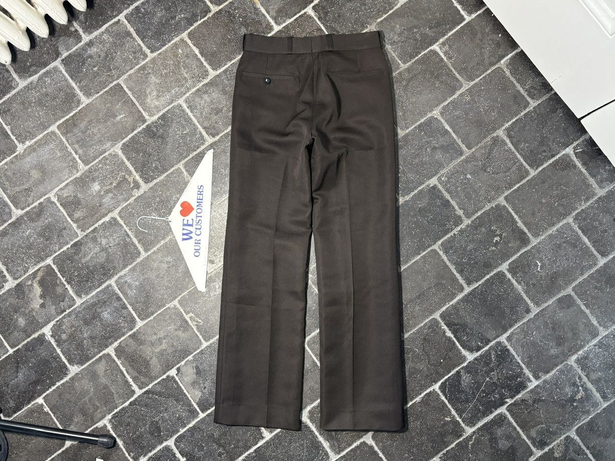 Vintage True Vintage Trousers Dark Brown Polyester 1960s 1970s 30x32 Size 34R - 16 Thumbnail