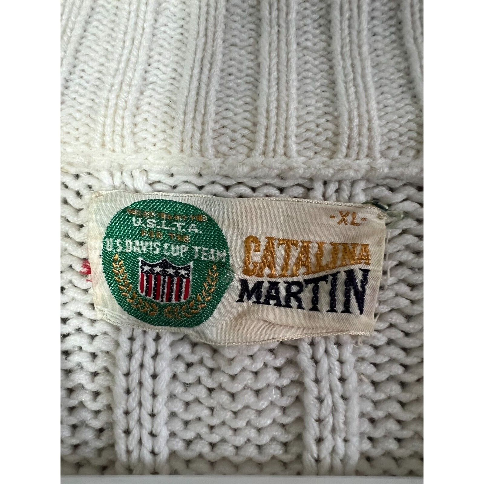 Catalina × Vintage Vintage Catalina Martin Men's Wool Sweater Sz XL US Davis Cu Size US XL / EU 56 / 4 - 4 Thumbnail