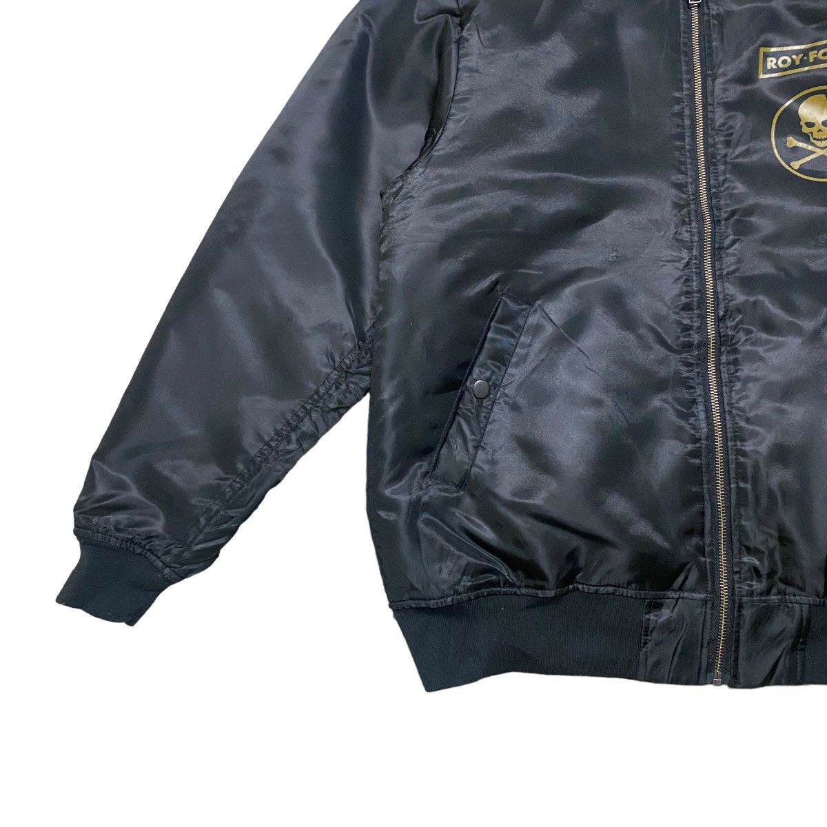 Anime Cospa Macross Roy Focker Bomber Jacket Skull Squadron SDF-1 Size US L / EU 52-54 / 3 - 5 Thumbnail