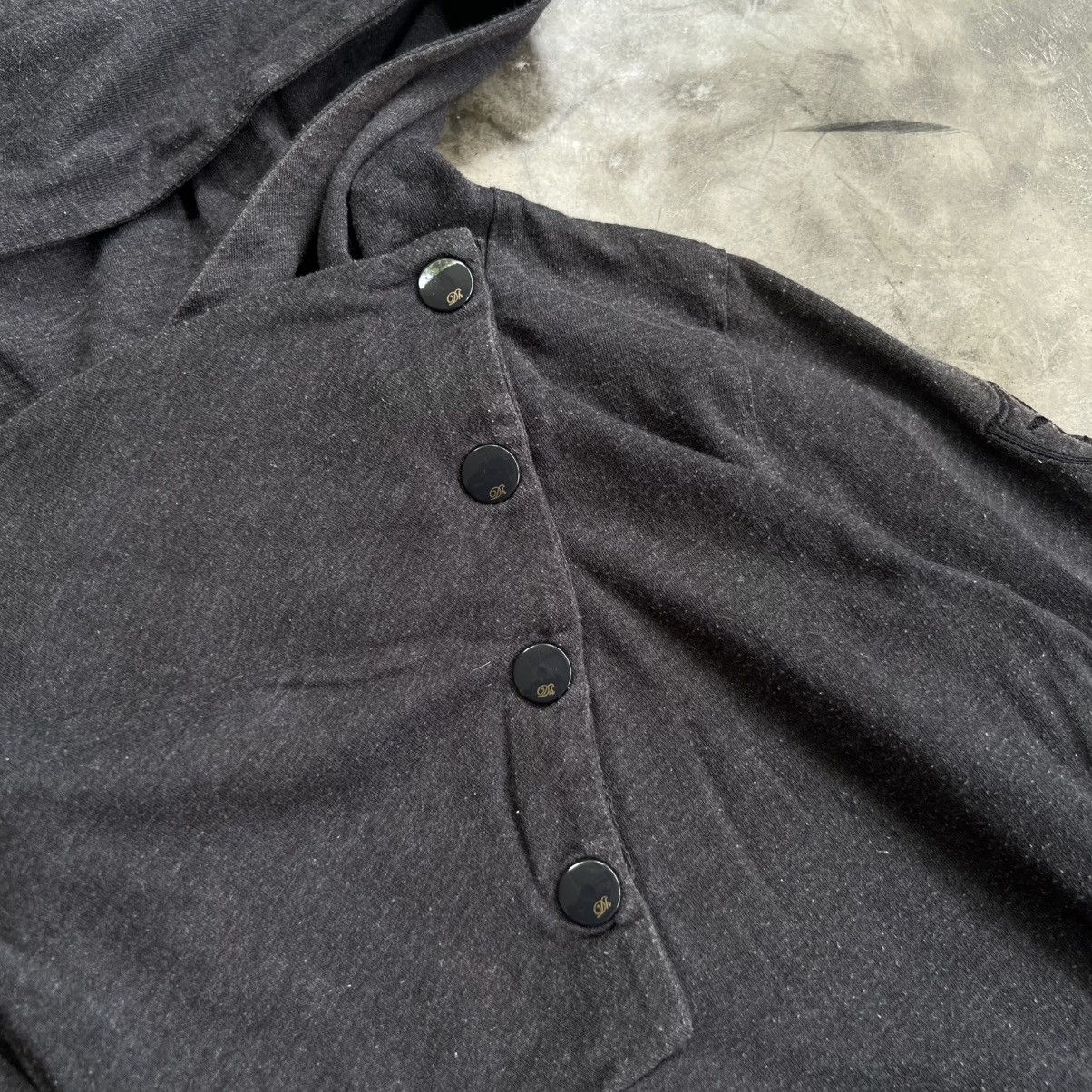 If Six Was Nine 2000s Dohc Vkei Style Asymmetrical Button hoodie Size US M / EU 48-50 / 2 - 3 Thumbnail