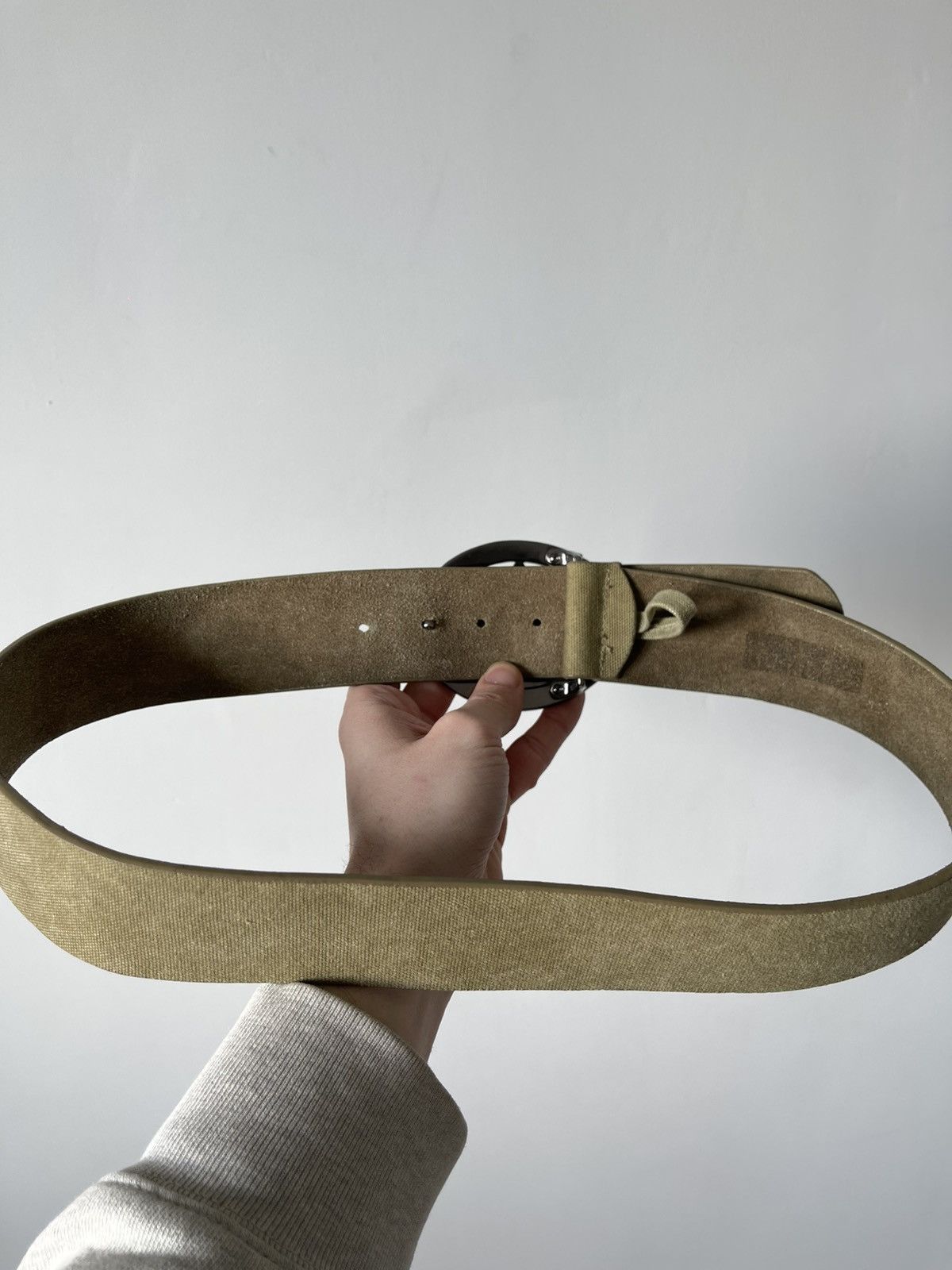 Japanese Brand Vintage 90's Archive Japanese Rhinestones Crown Buckle Belt Size ONE SIZE - 12 Thumbnail