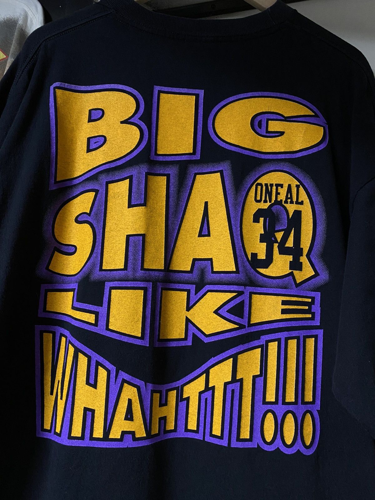 NBA 90’s Vintage Lakers Shaq MVP Tee Shirt 2XL Size US XXL / EU 58 / 5 - 6 Thumbnail