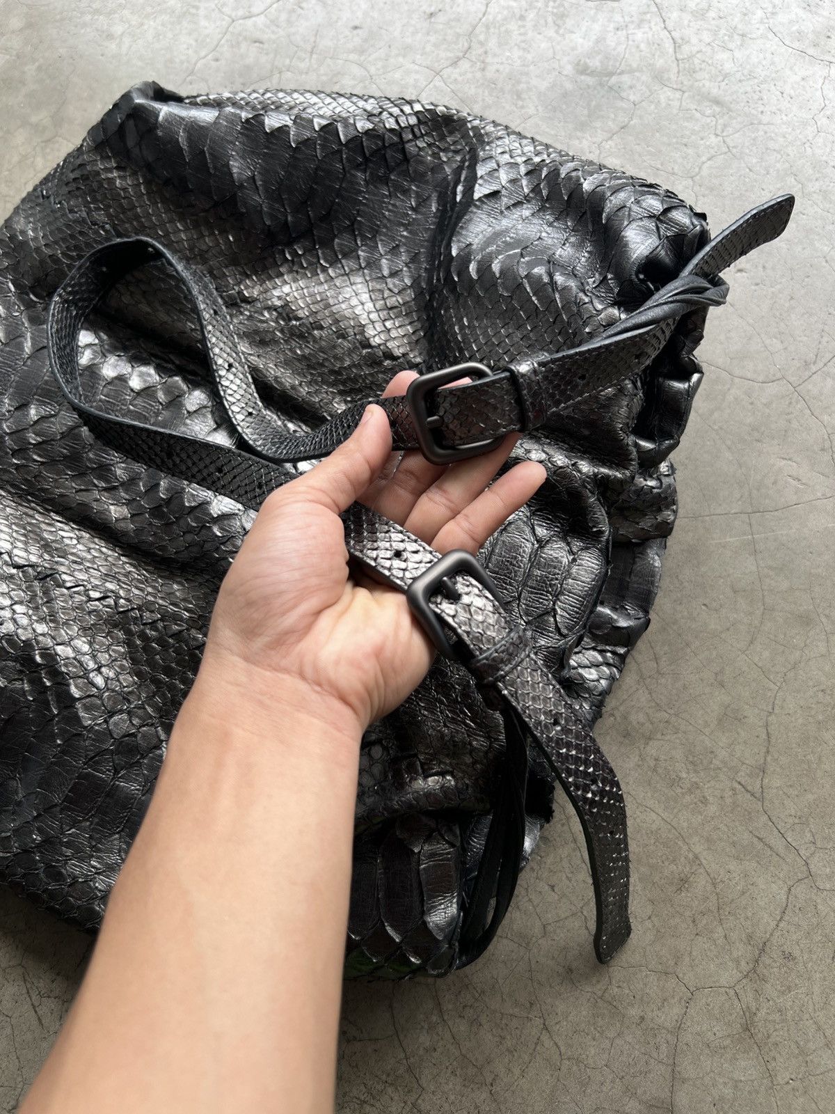 Bottega Veneta Bottega Veneta - F/08 Limited Edition Python Leather Bag Size ONE SIZE - 8 Thumbnail