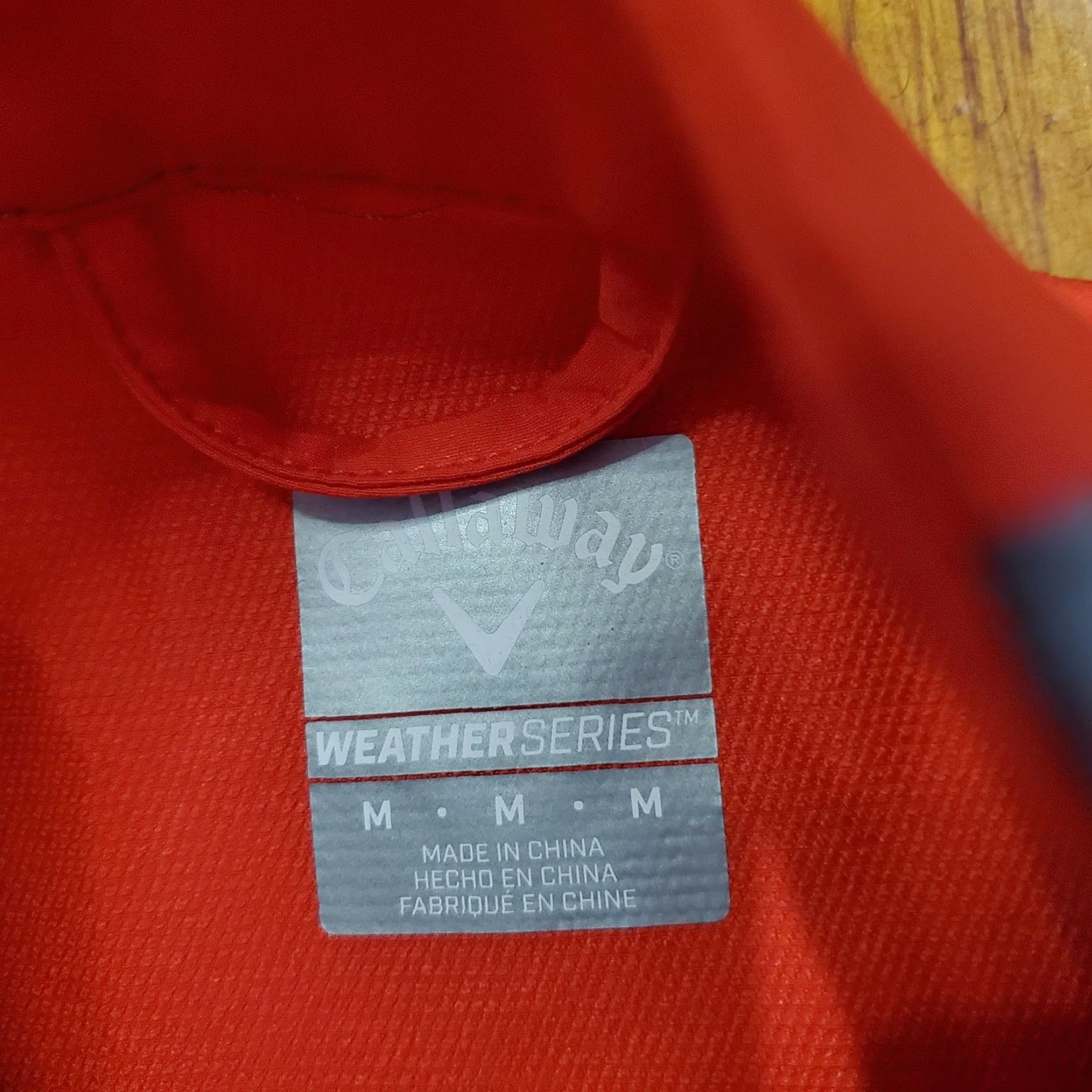 Callaway Callaway Weather Series Jacket Mens M Red Gray 1/4 Zip Windbreaker Golf Softshell Closeout? Size US M / EU 48-50 / 2 - 5 Thumbnail