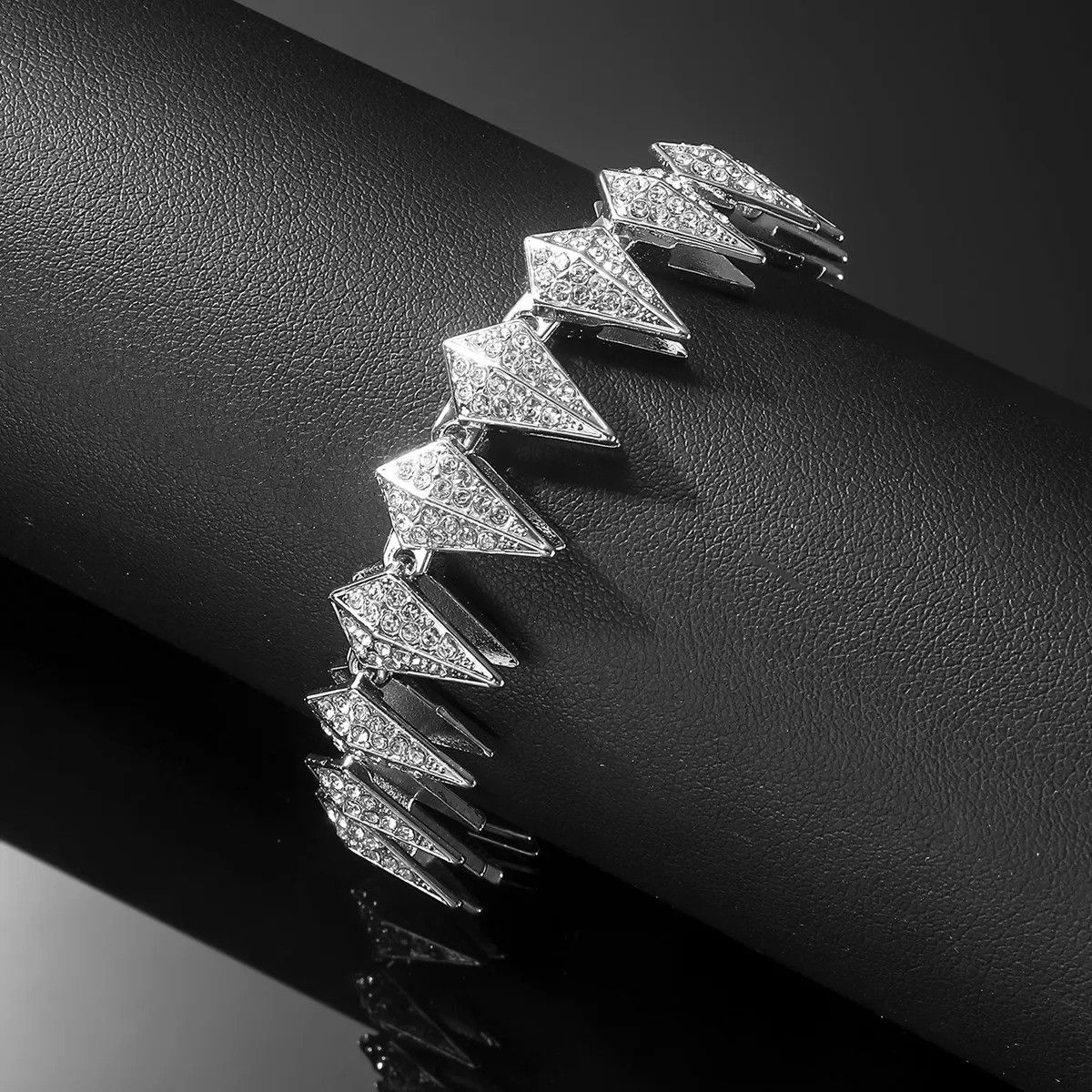 Jewelry Hip-Hop Geometric Alloy Bracelet Size ONE SIZE - 2 Thumbnail