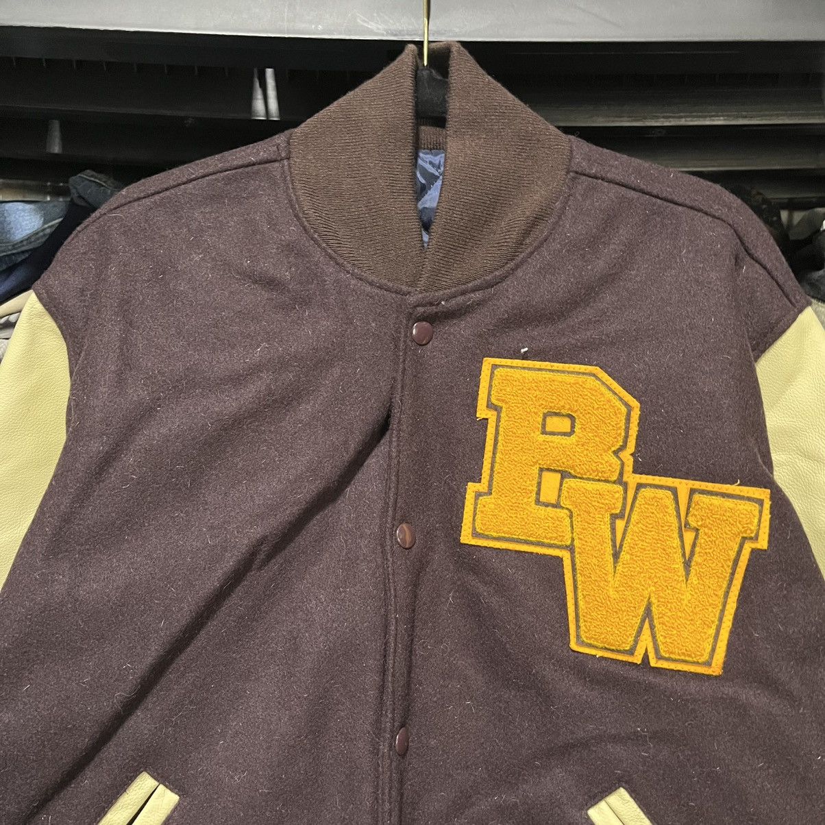 Vintage VINTAGE BALDWIN WALLACE LEATHER VARSITY JACKET SIZE MEDIUM Size US M / EU 48-50 / 2 - 4 Thumbnail