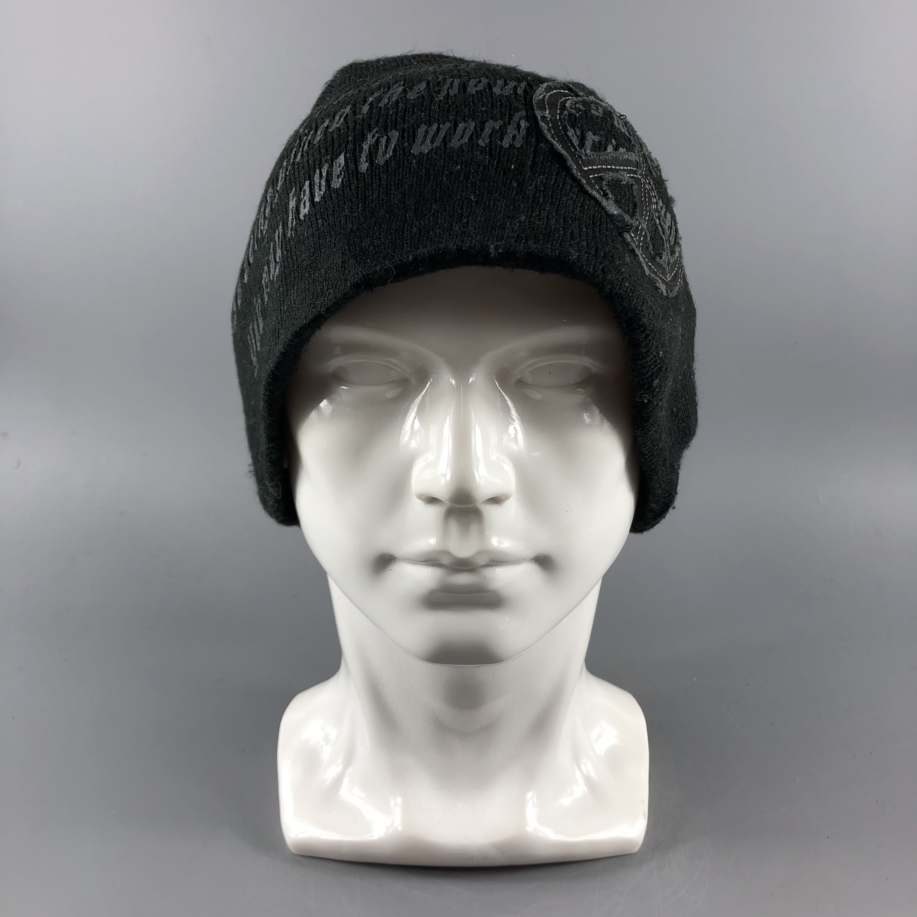 image of Vintage Hats Hangover Beanie Printed Snow Cap B507, Men's