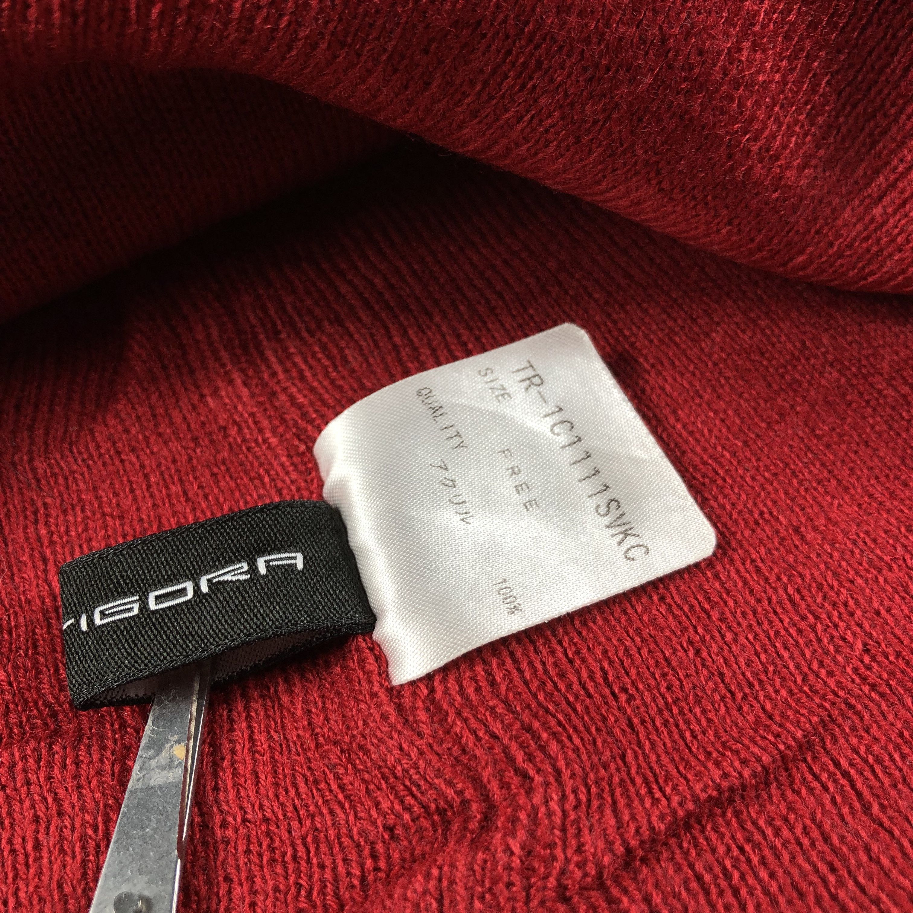 Japanese Brand Tigora Big Logo Slouchy Beanie Snowcap Snow Hat B717 Size ONE SIZE - 5 Thumbnail